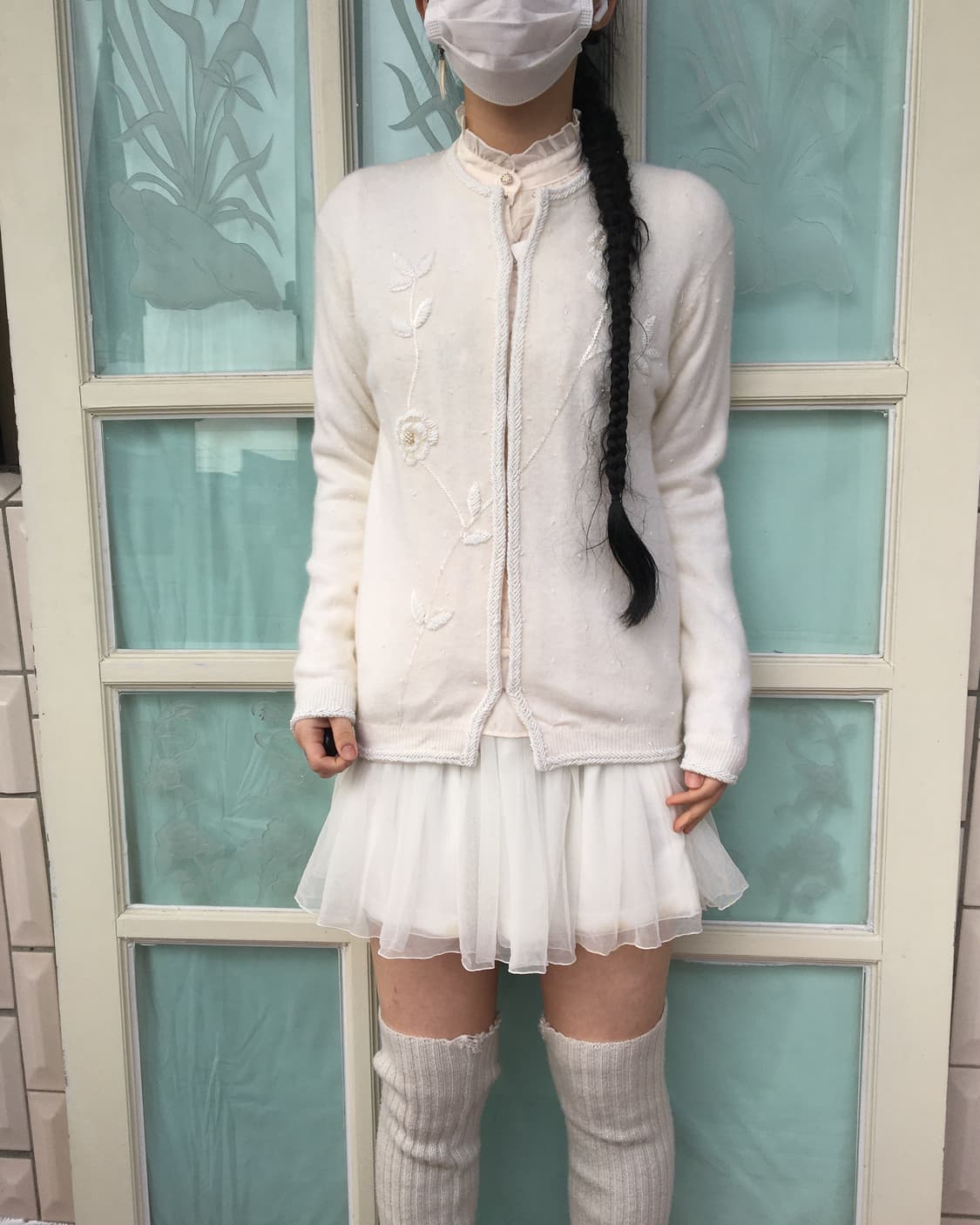 Beads point knit jacket 상품이미지7