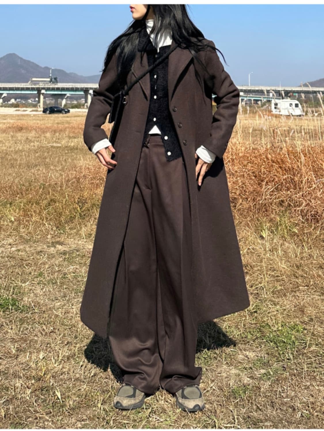 WAIST WOOL SINGLE COAT 상품이미지1