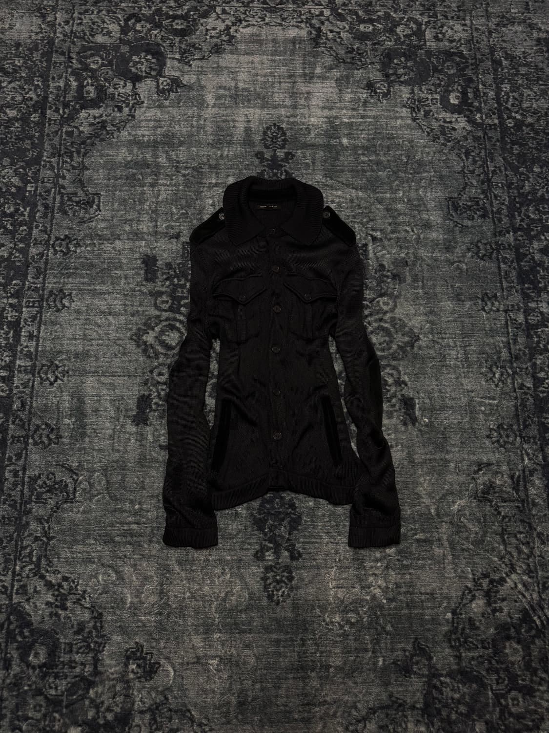 John varvatos velour coating cardigan 상품이미지1