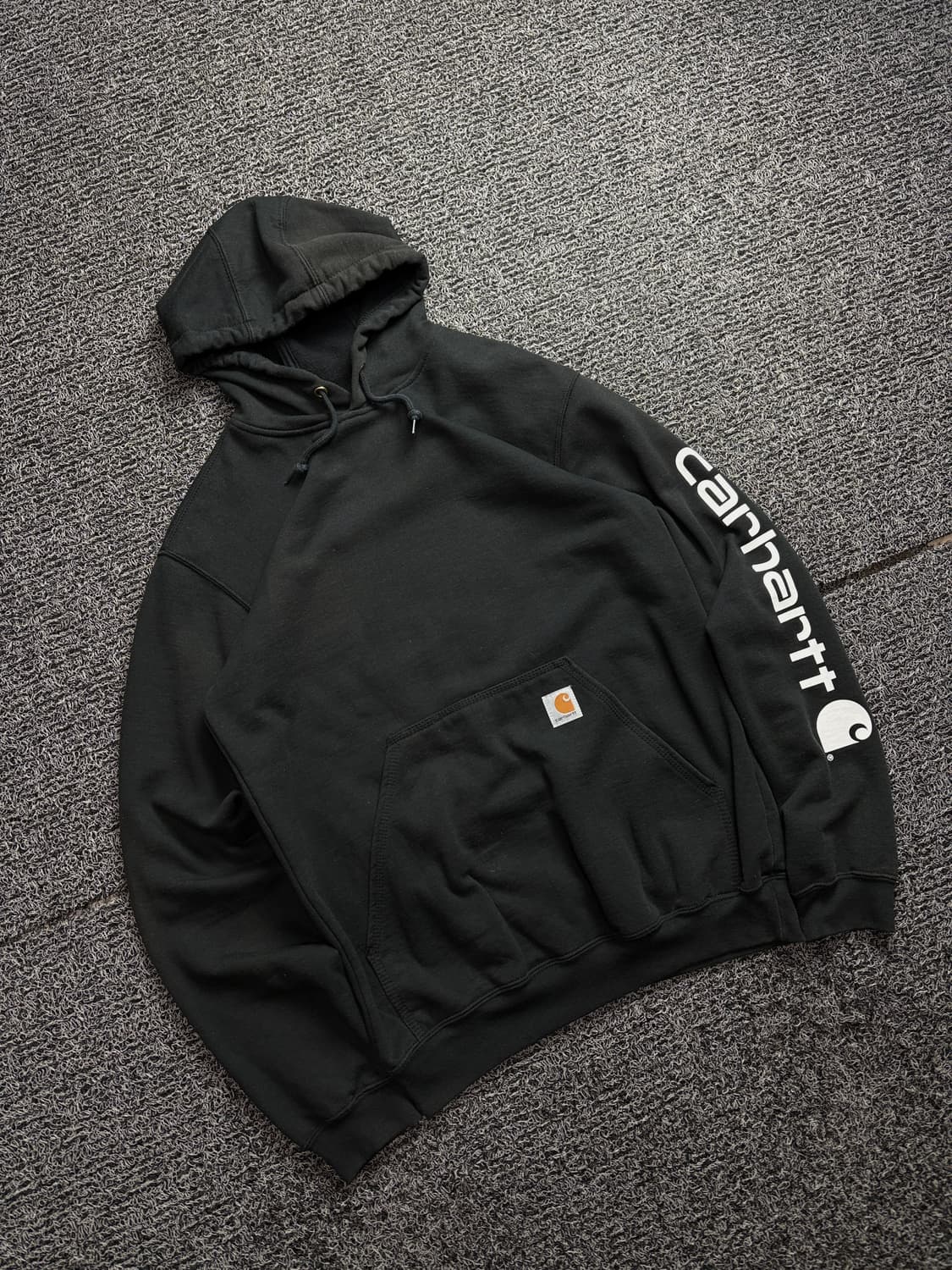 칼하트 루즈핏 스펠아웃 미드웨이트 레귤러 로고 후디 2554 상품이미지1