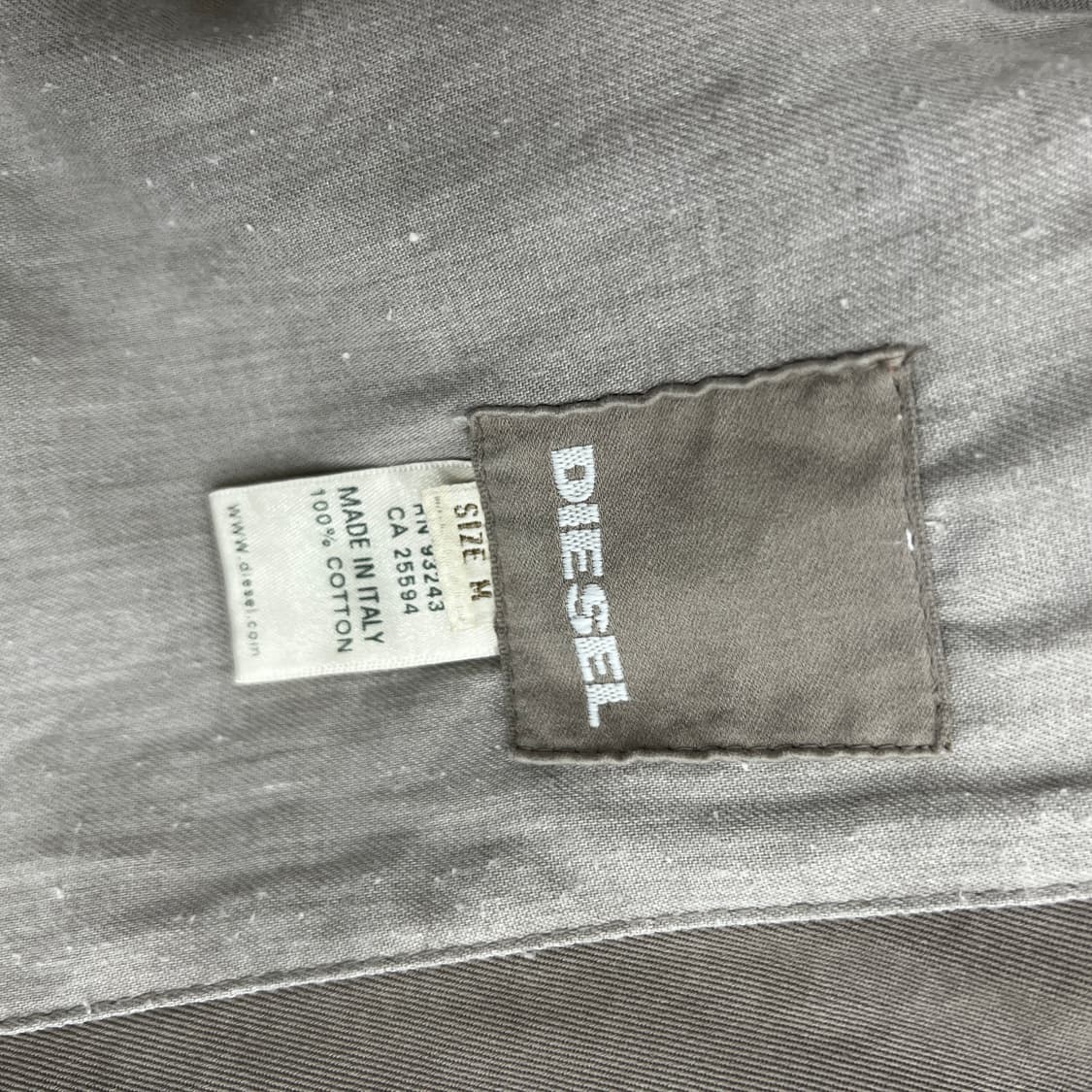 Diesel 디젤 밀리터리 코튼 블레이저 자켓 M 상품이미지3