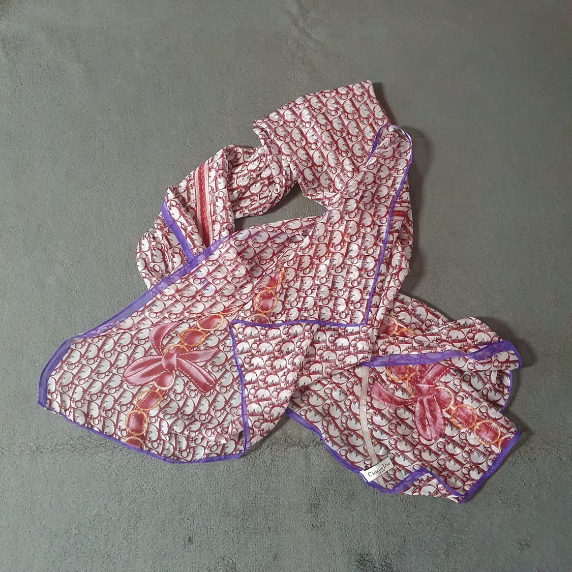 디올 오블리크 실크 스카프 머플러 상품이미지1