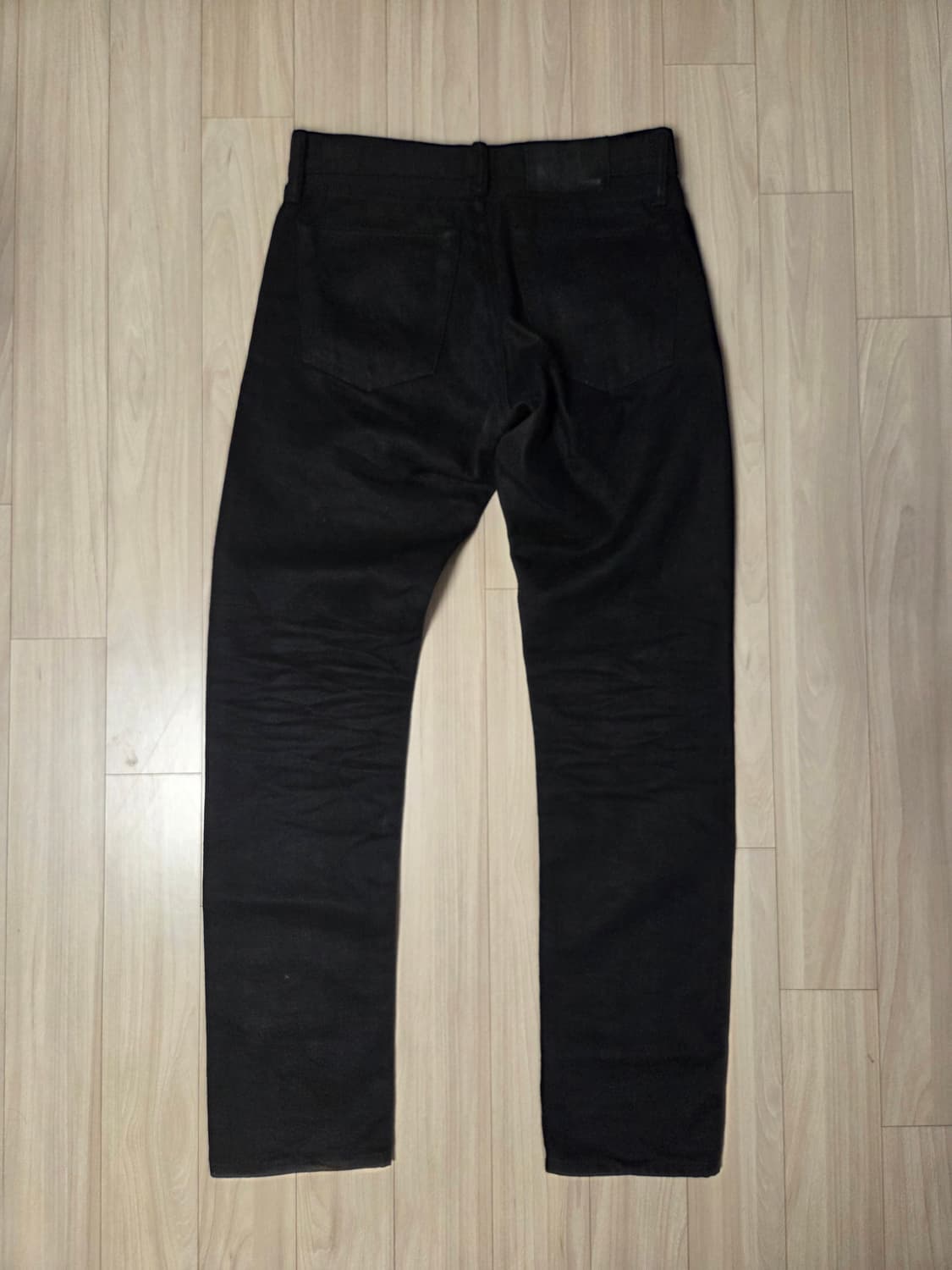 RRL 더블알엘 블랙온블랙 셀비지 데님 팬츠 30 상품이미지2