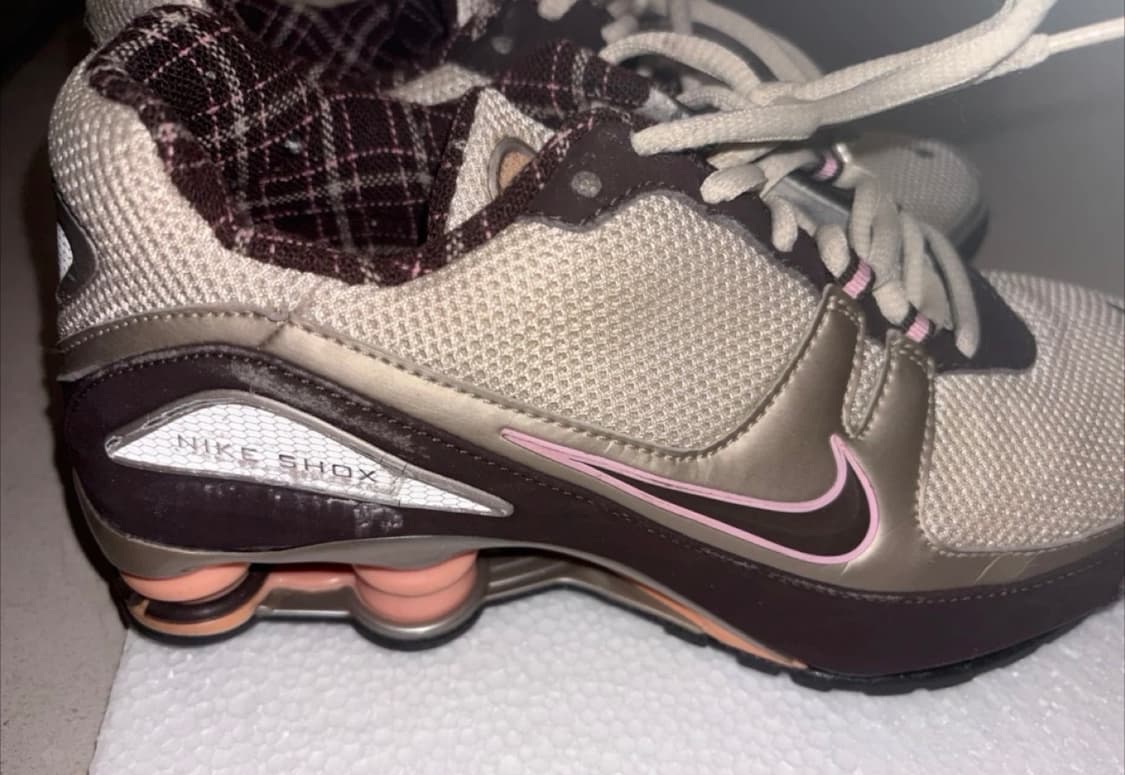 (빈티지) 나이키 샥스 운동화 브라운/핑크 240 상품이미지8