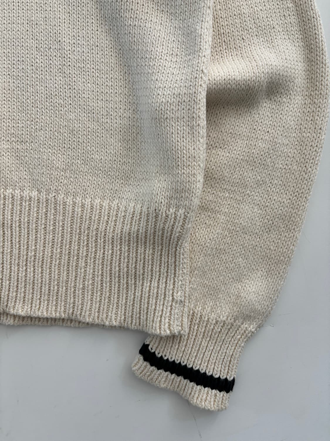 폴로스포츠 00‘s 엠브로이드 아이보리 크리켓 니트 상품이미지7