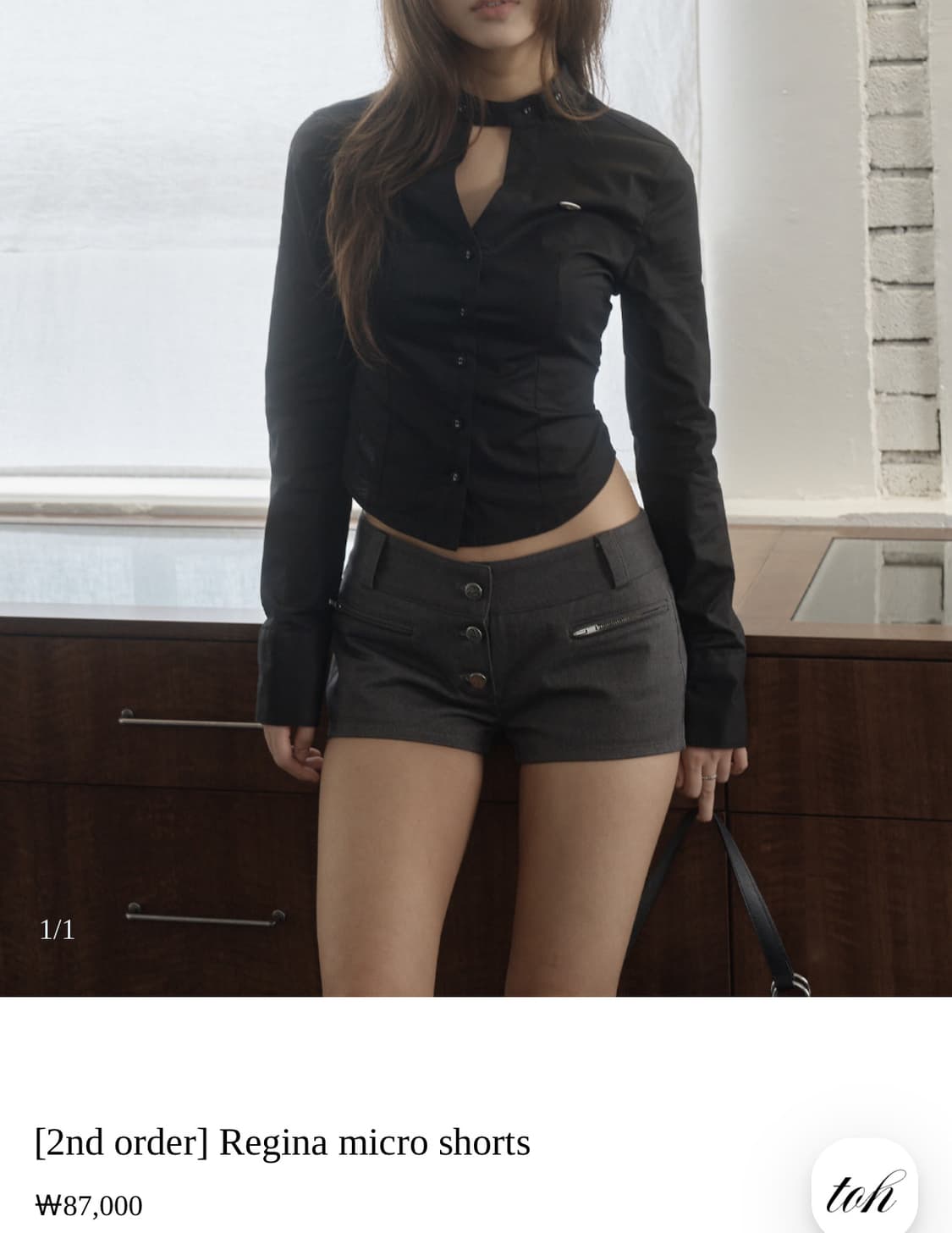 (구해요) TOH Regina micro shorts 마이크로숏츠 상품이미지1