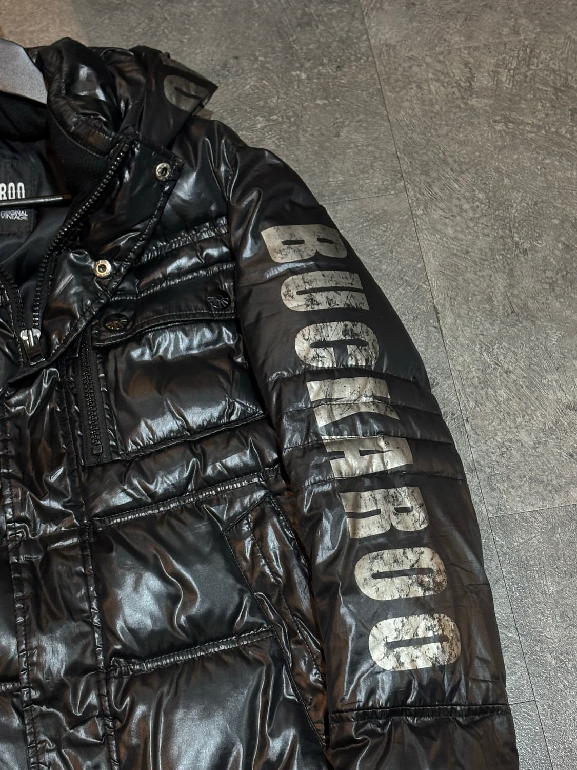 버커루 숏패딩 블랙 L사이즈 상품이미지4