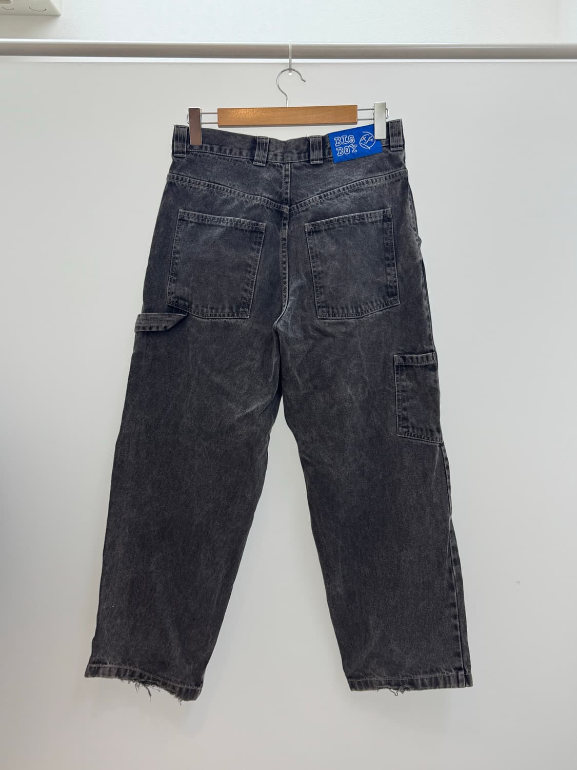 [레어] 폴라스케이트 빅 보이 워크 팬츠 워시드 블랙 S 상품이미지2