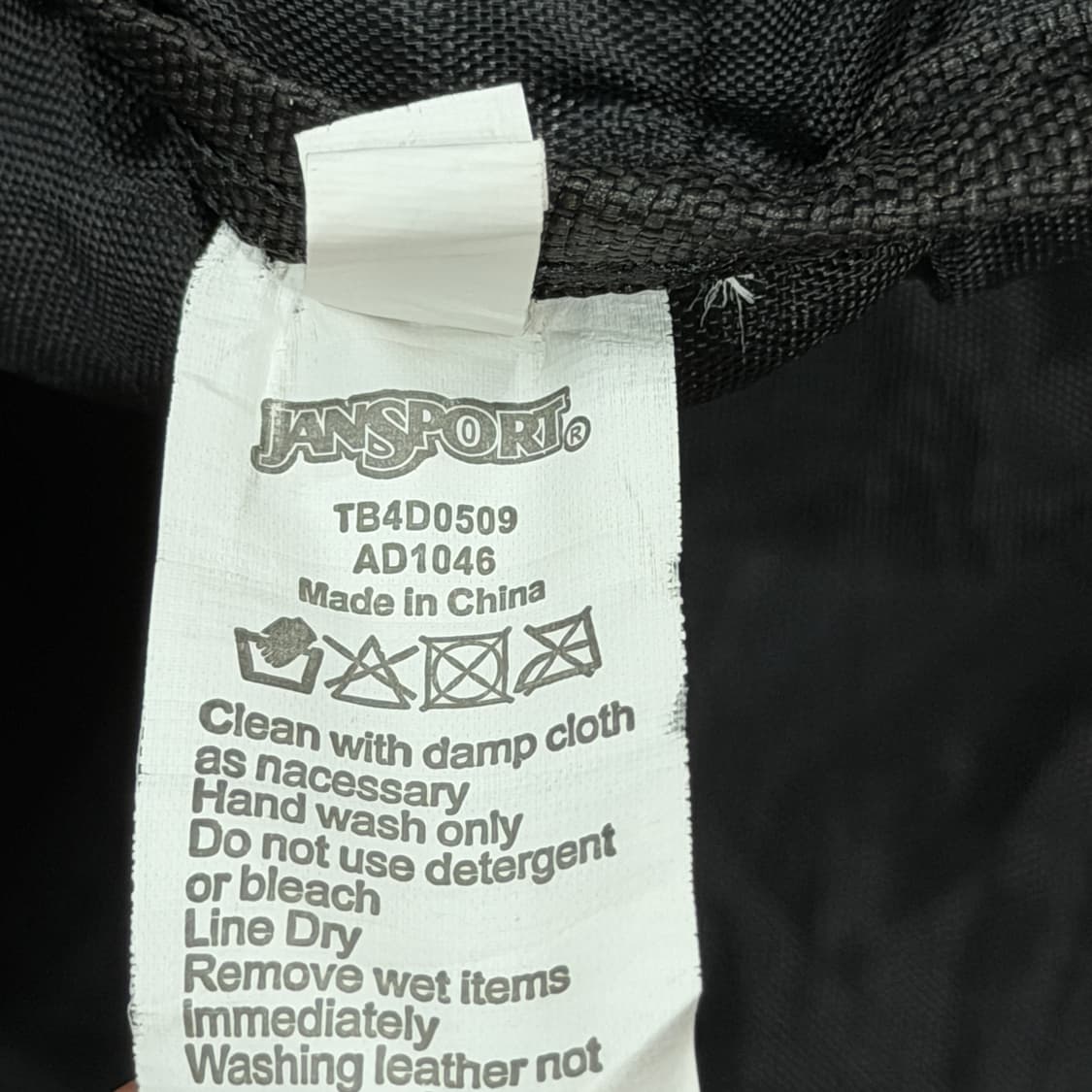 잔스포츠 빈티지 버건디 백팩 가방 상품이미지4