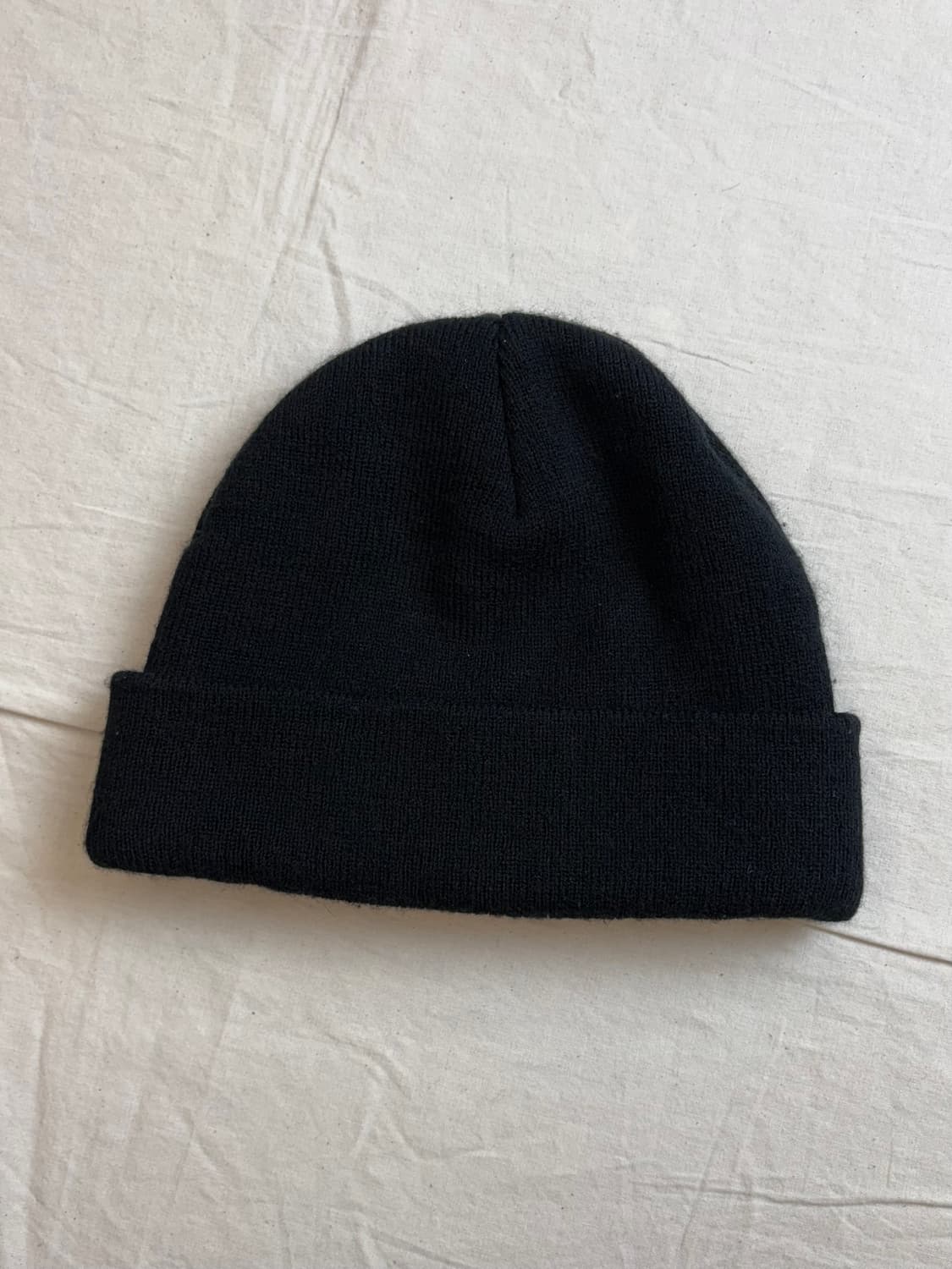 stussy 스투시 made in USA 자수로고 비니 블랙 상품이미지2
