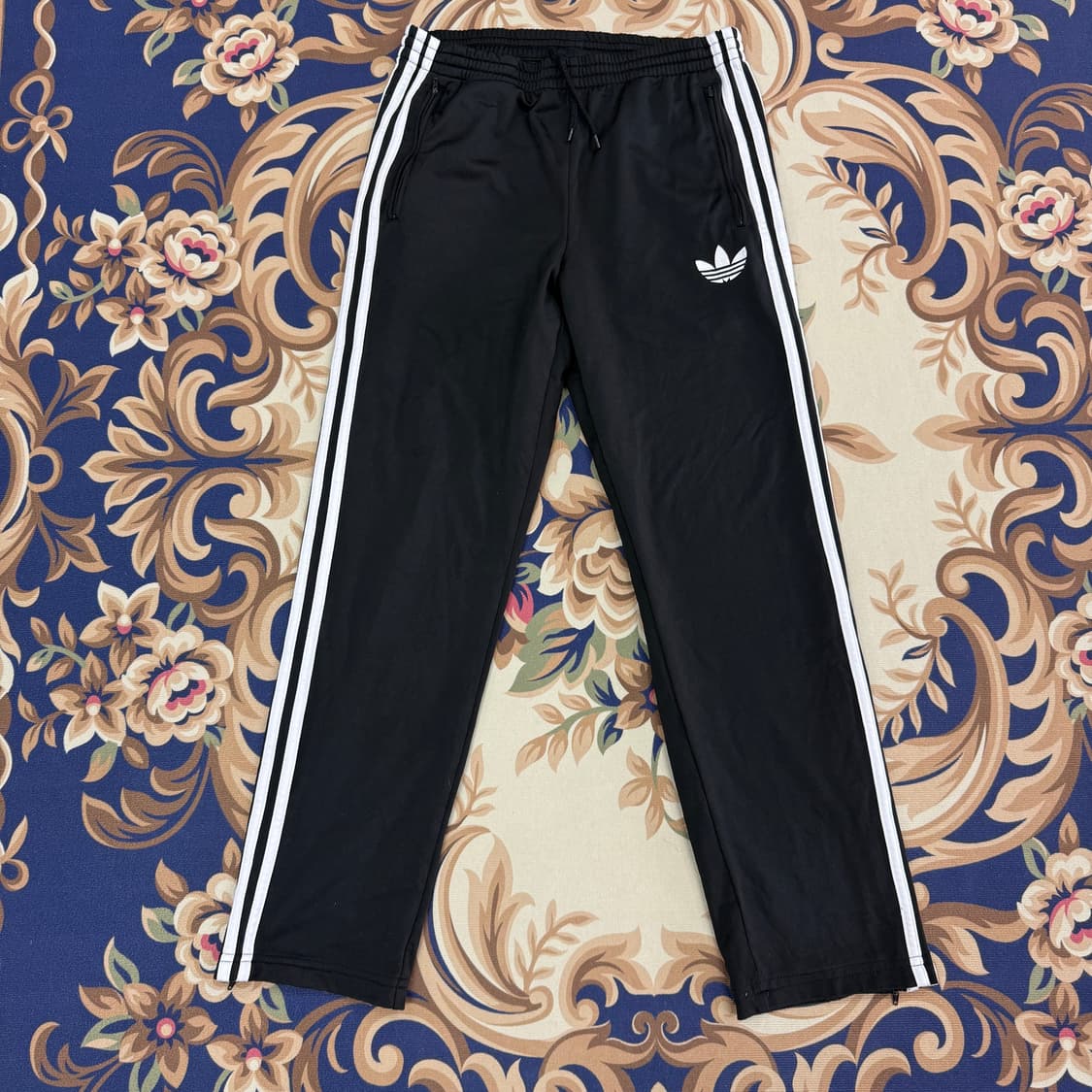 (L)아디다스 Adidas 파이어버드 트랙팬츠(블랙,검흰) 상품이미지1