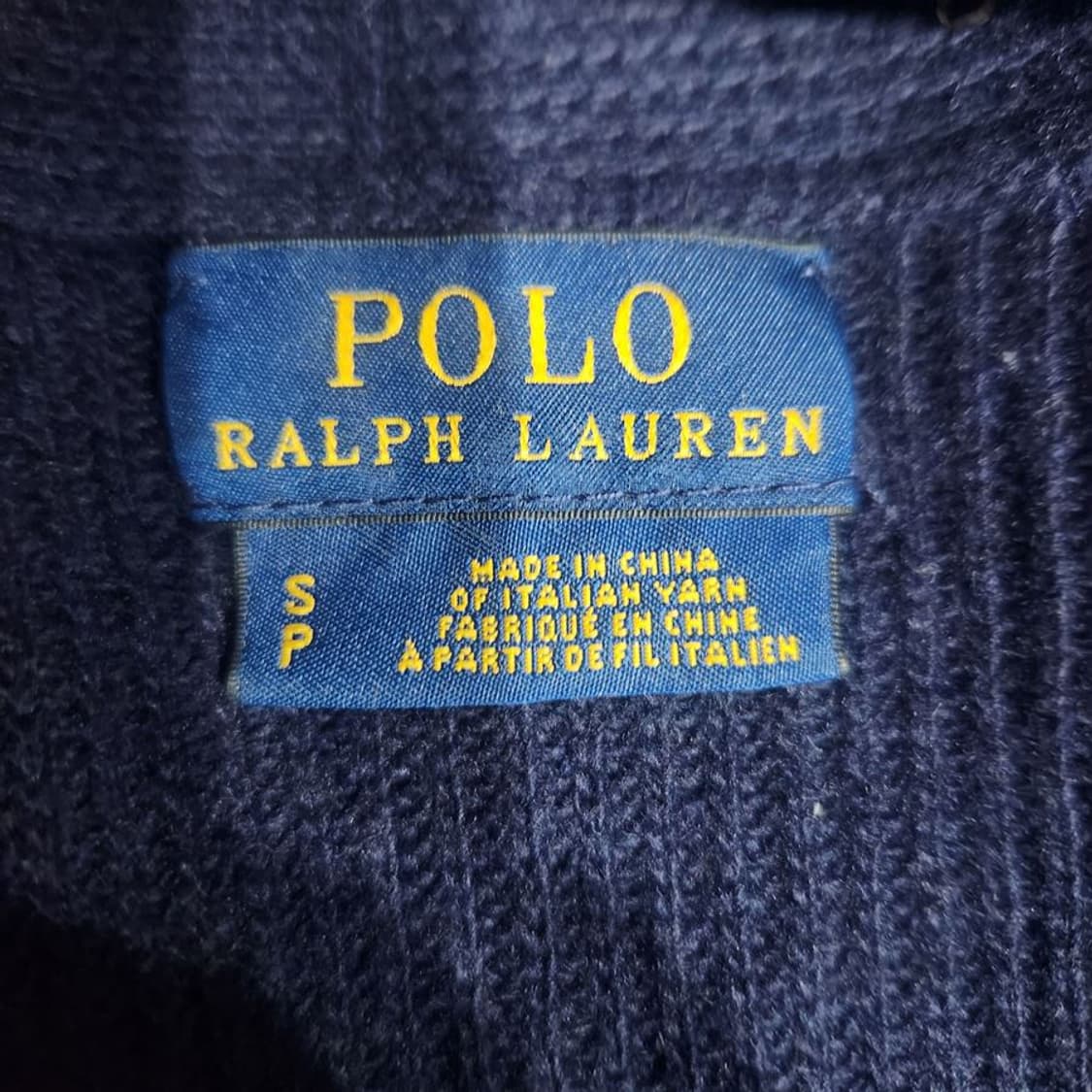 [여S]폴로랄프로렌 네이비 오픈 로브 가디건[Y61-094] 상품이미지7