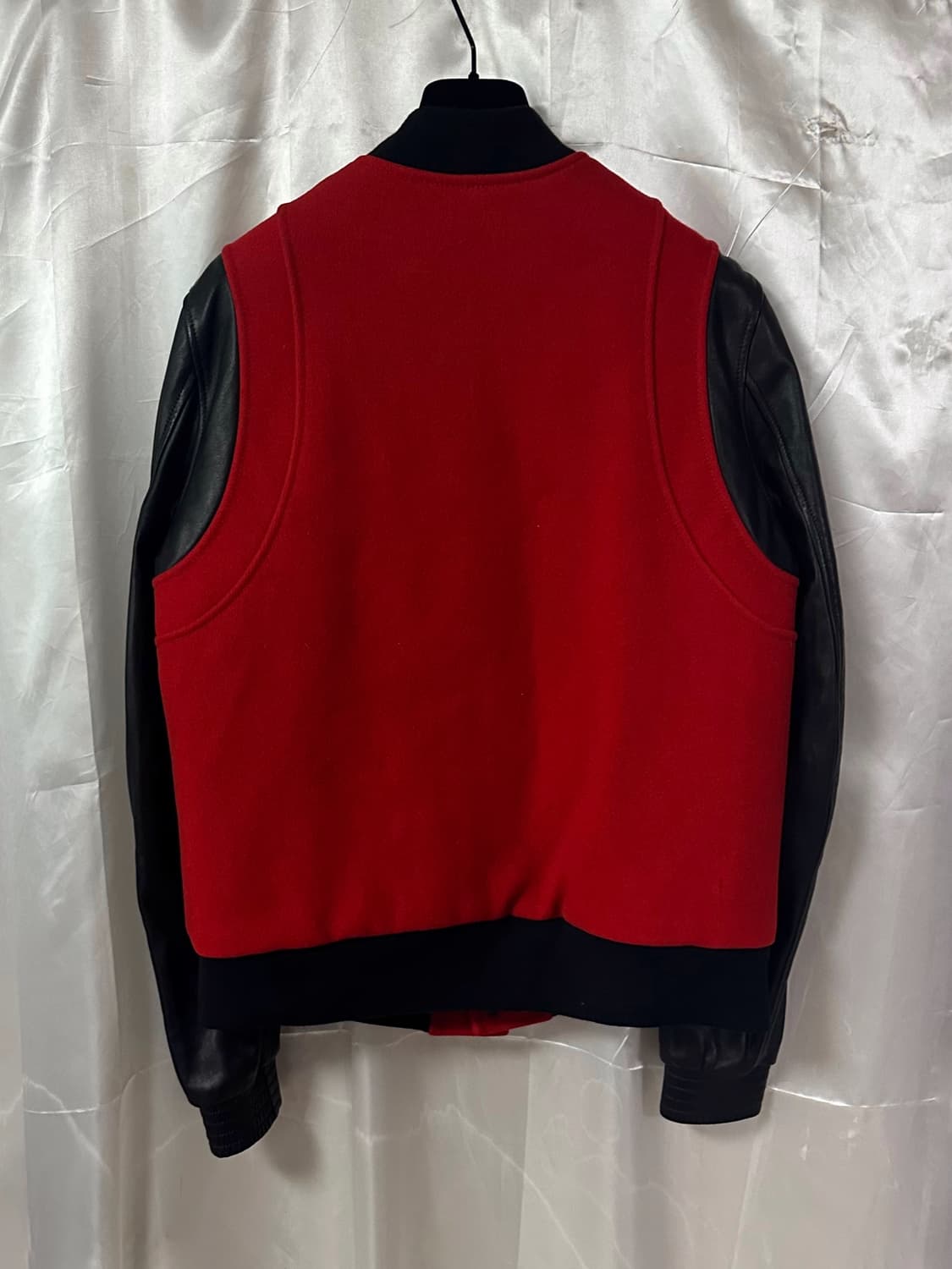 발망 SS10 레더 바시티 자켓 레드 상품이미지3