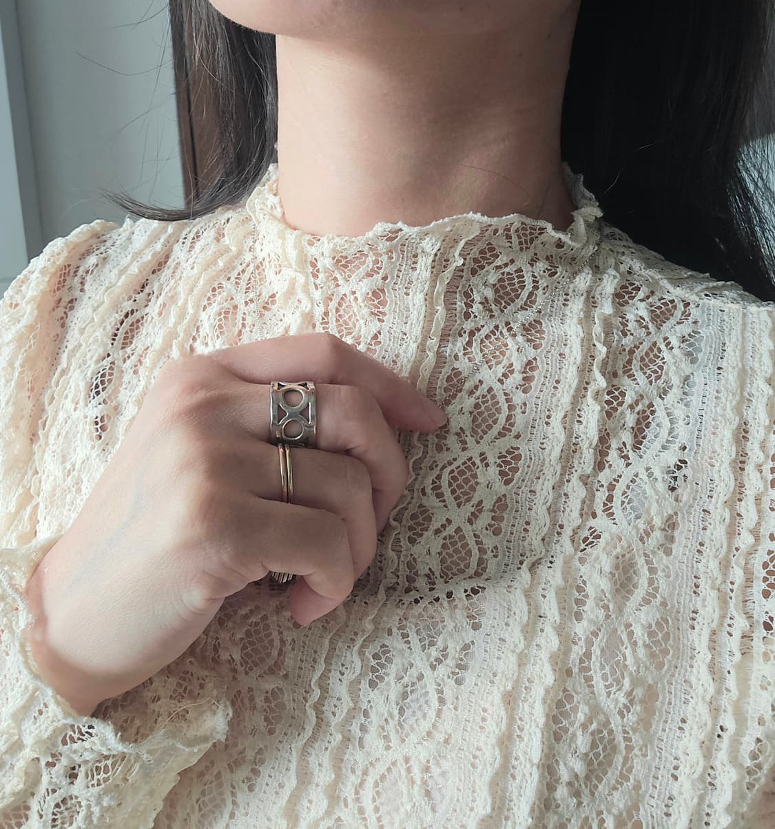 🇳🇴미드센츄리 북유럽 모더니스트 디자인 실버링 상품이미지8