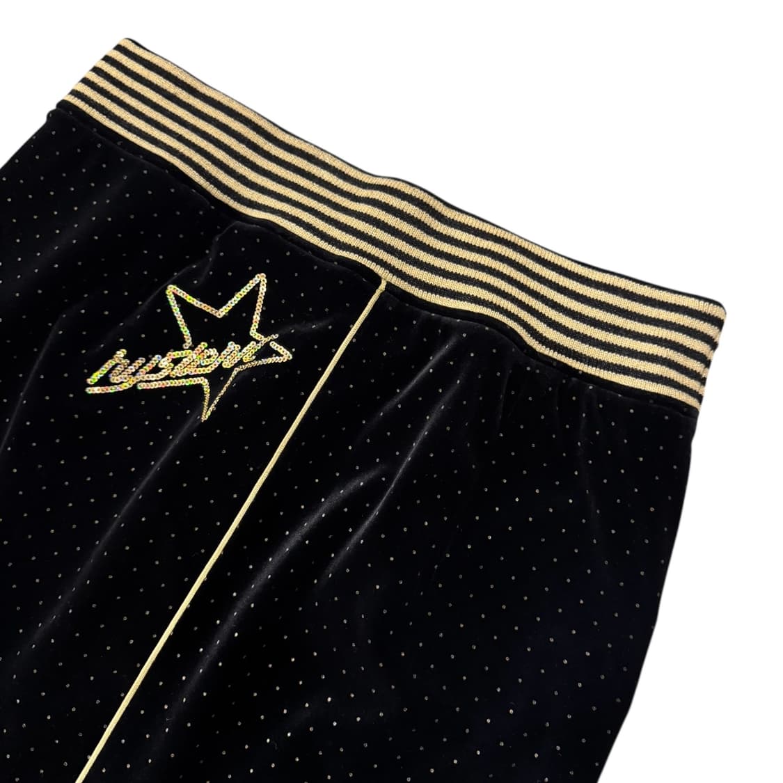 히스테릭글래머 스타로고 벨벳 스커트 블랙 상품이미지8