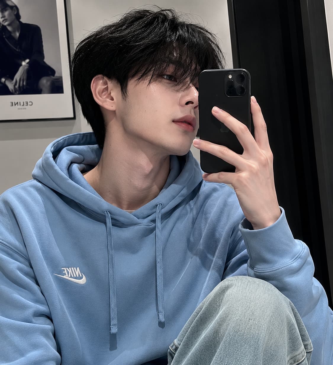 나이키 기모 후드티 (95/M) 상품이미지1