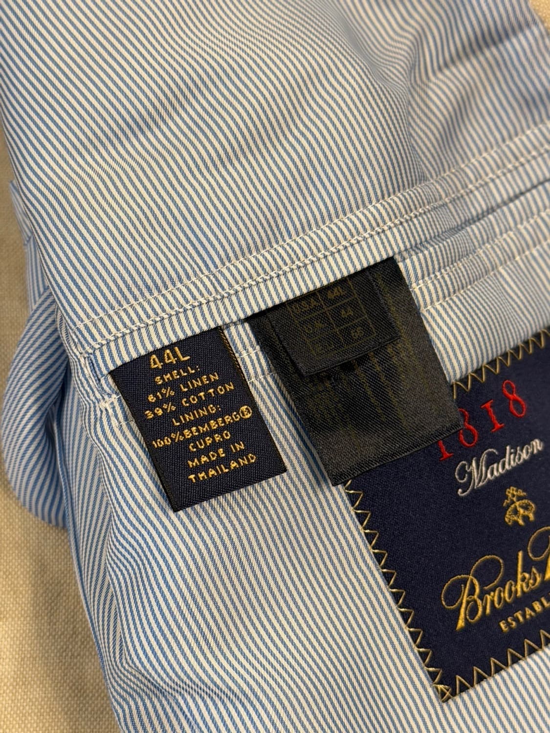 브룩스 브라더스 1818 테일러드 자켓 105 상품이미지9