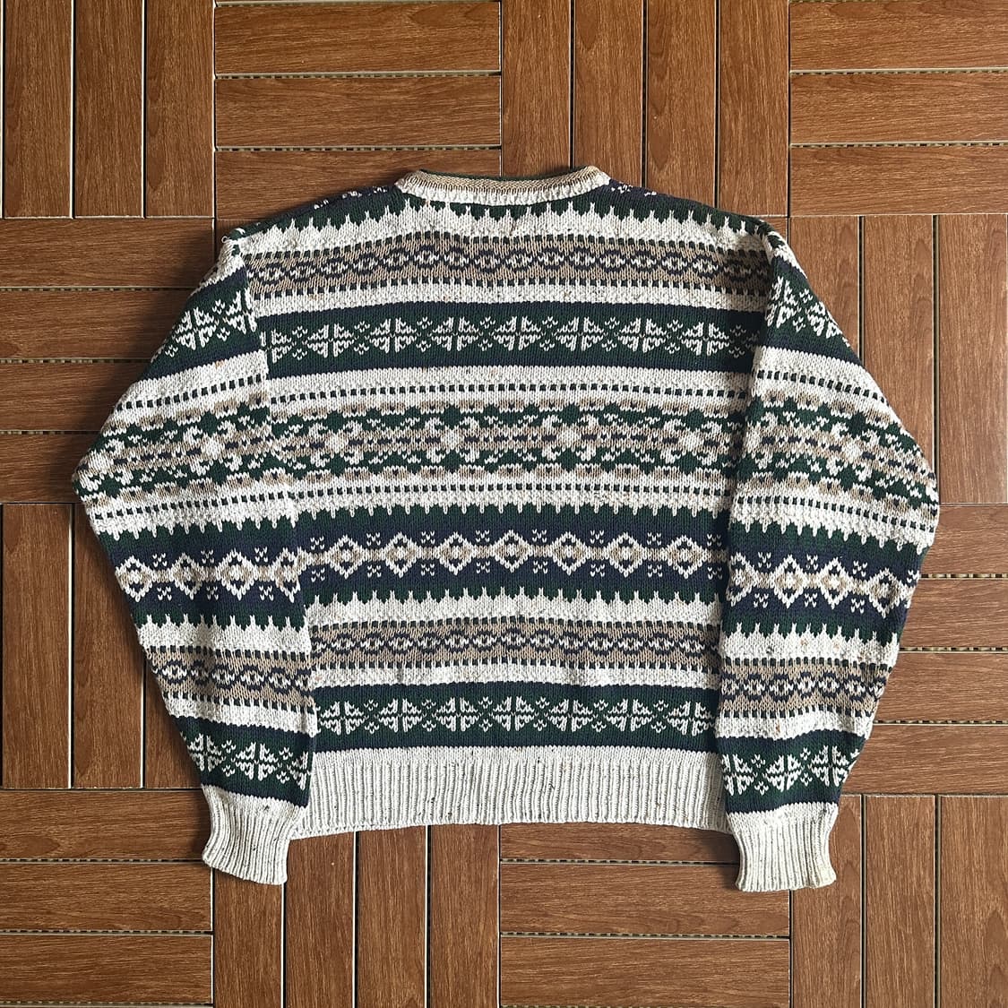 The woolen mill fairisle knit sweater 상품이미지2