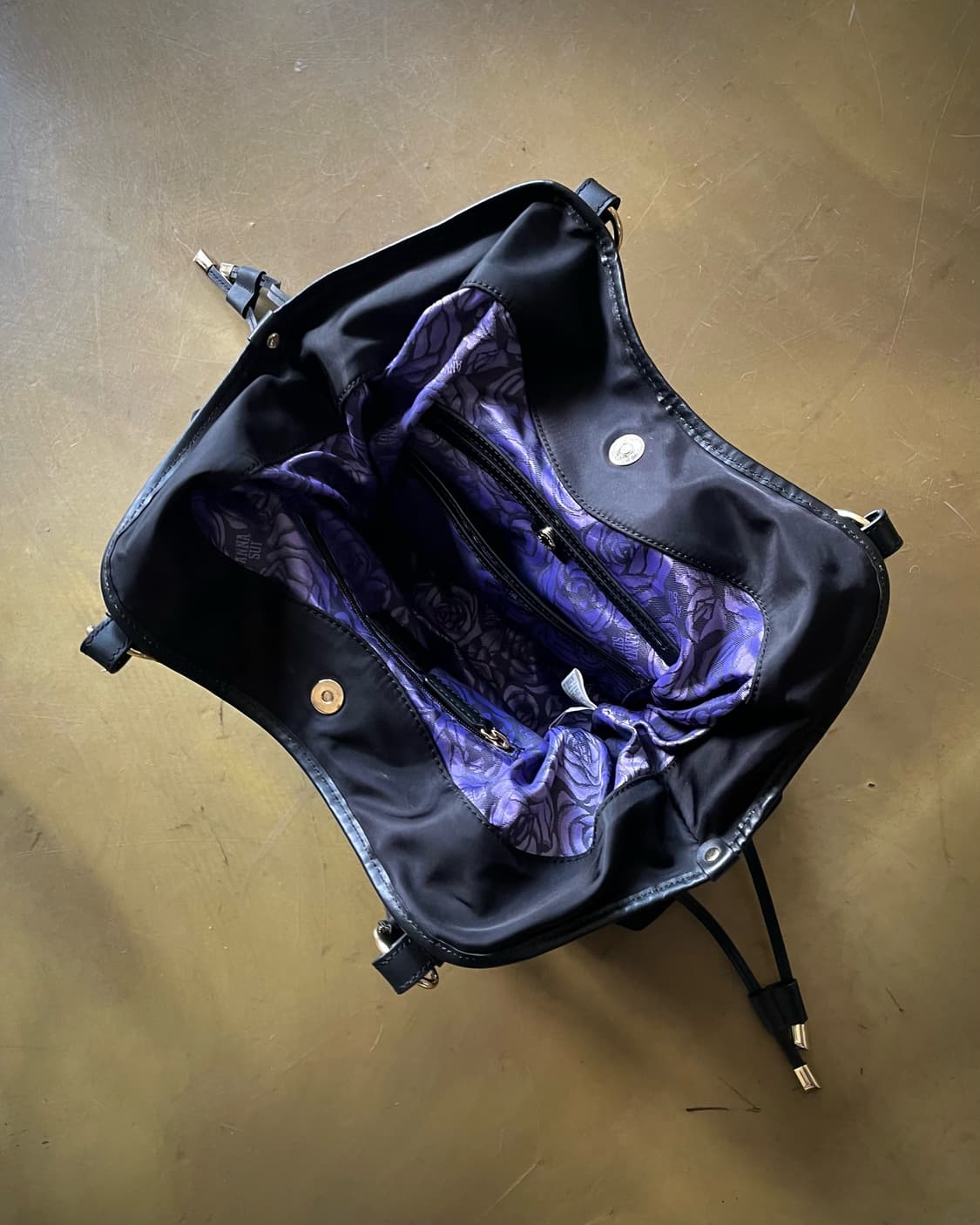 ANNA SUI Black String Big Shoulder Bag 상품이미지7