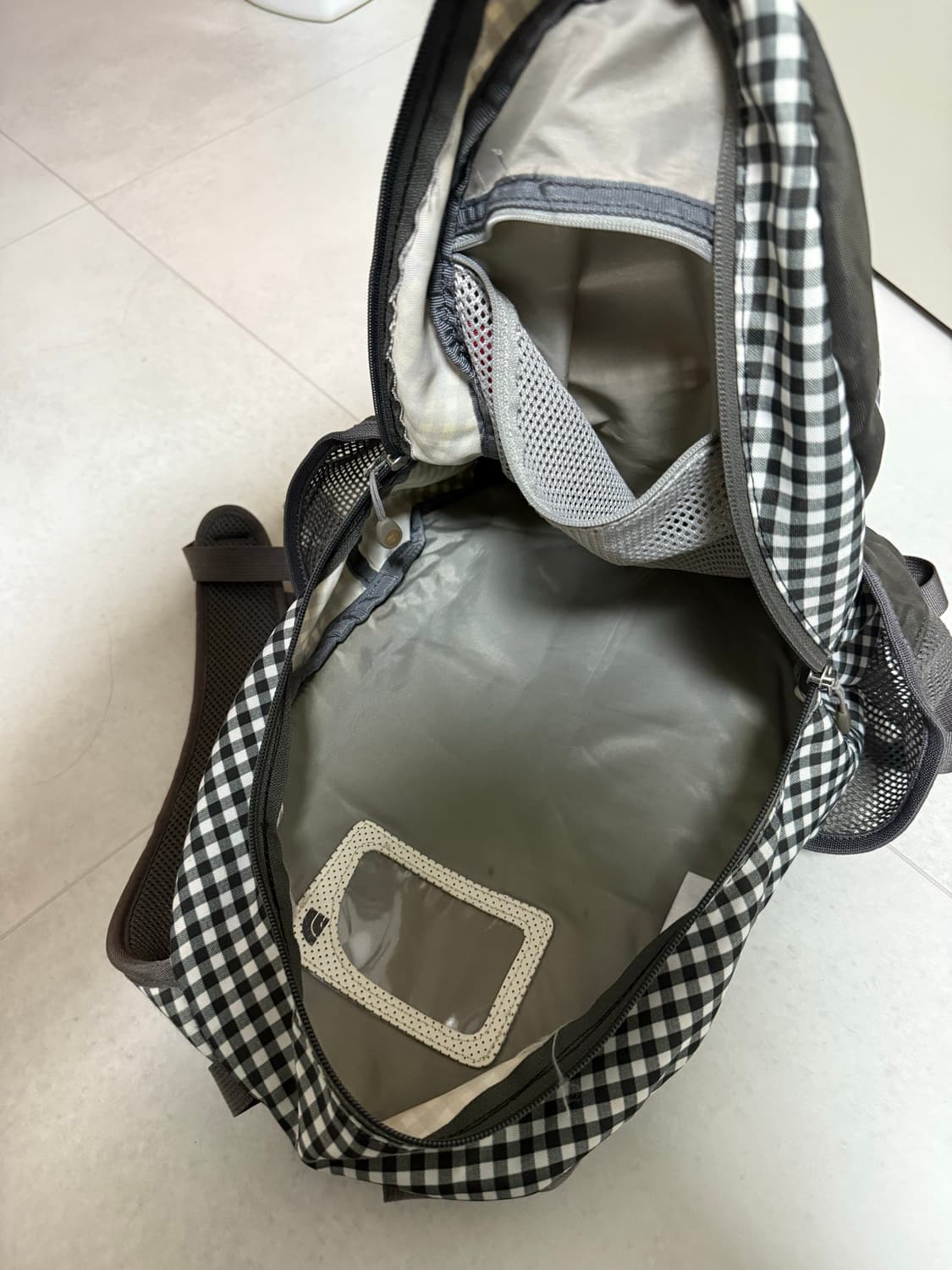 노스페이스 체크 백팩 상품이미지3