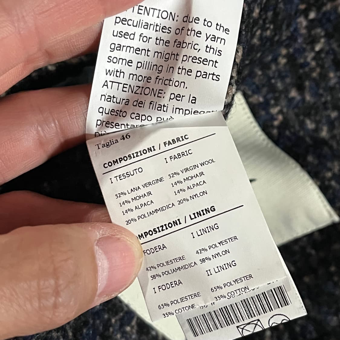 [95] 헤보 보카시 알파카 코트 상품이미지9