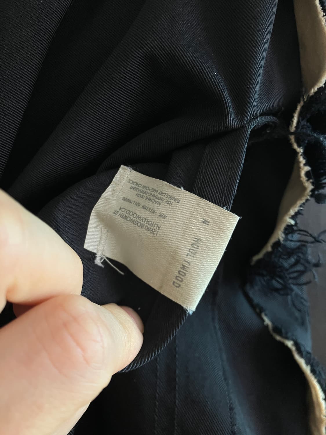 N.HOLLYWOOD raw edge nylon pants 상품이미지5