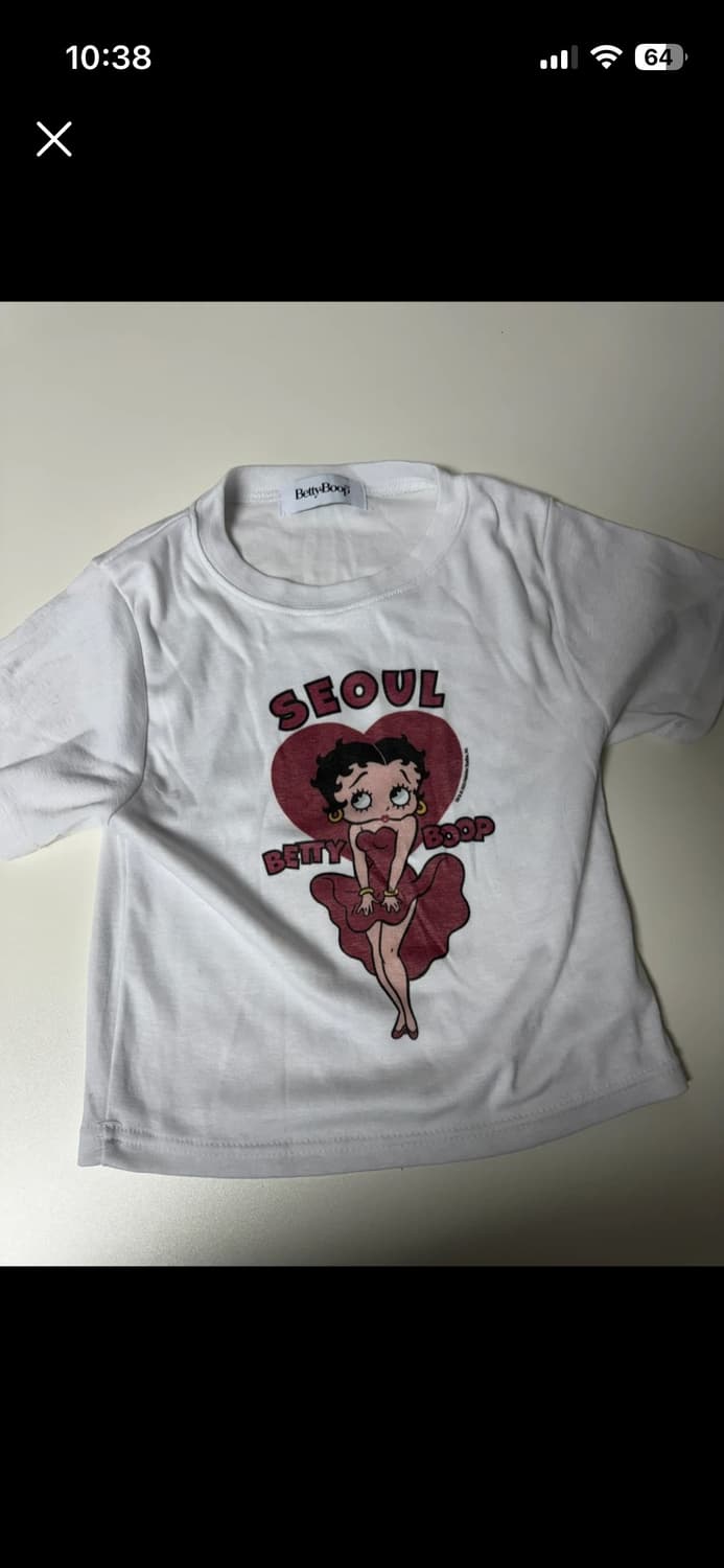 새상품) 베티붑 프린팅 티셔츠 상품이미지1