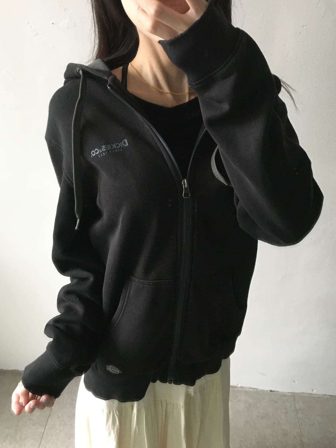 디키즈 가슴로고 후드집업 상품이미지1