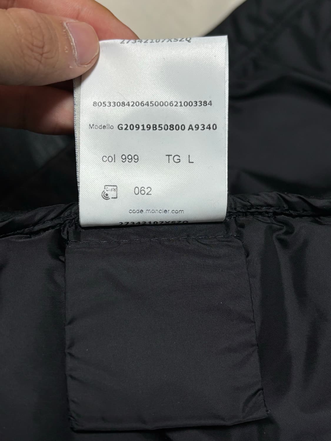 몽클레어 후드 니트 패딩 [L] 상품이미지10