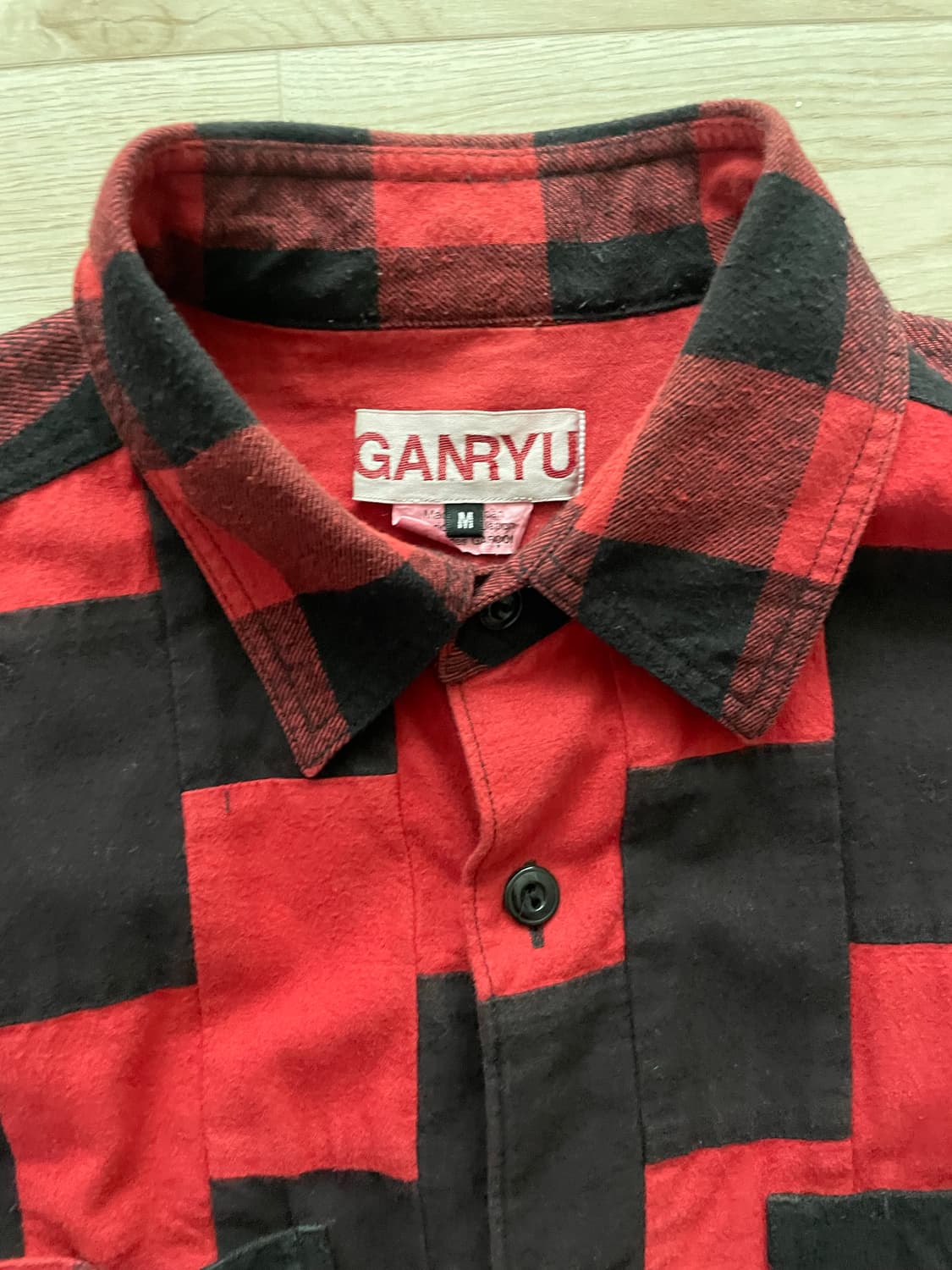 꼼데가르송x간류 기모셔츠 상품이미지6