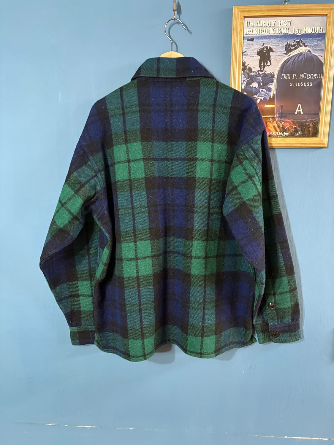 60-70‘s Johnson woolen mills Work Shirt. 상품이미지8