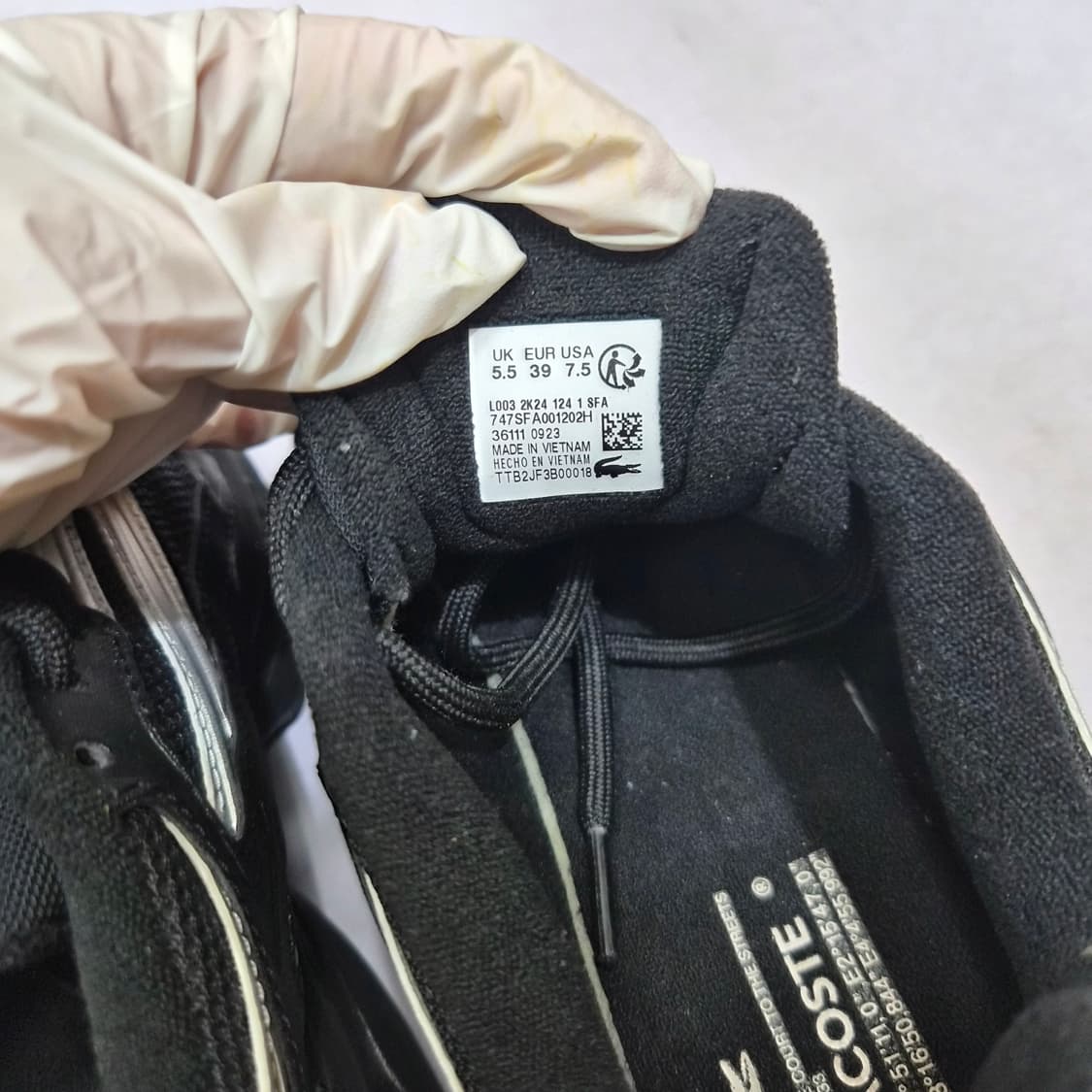 (새상품) 라코스테 L003 2K24 블랙 상품이미지3