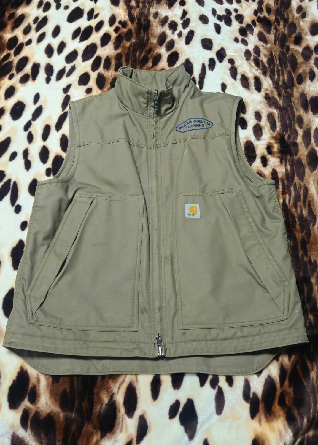 칼하트 다크 브라운 워크 베스트 L 상품이미지1