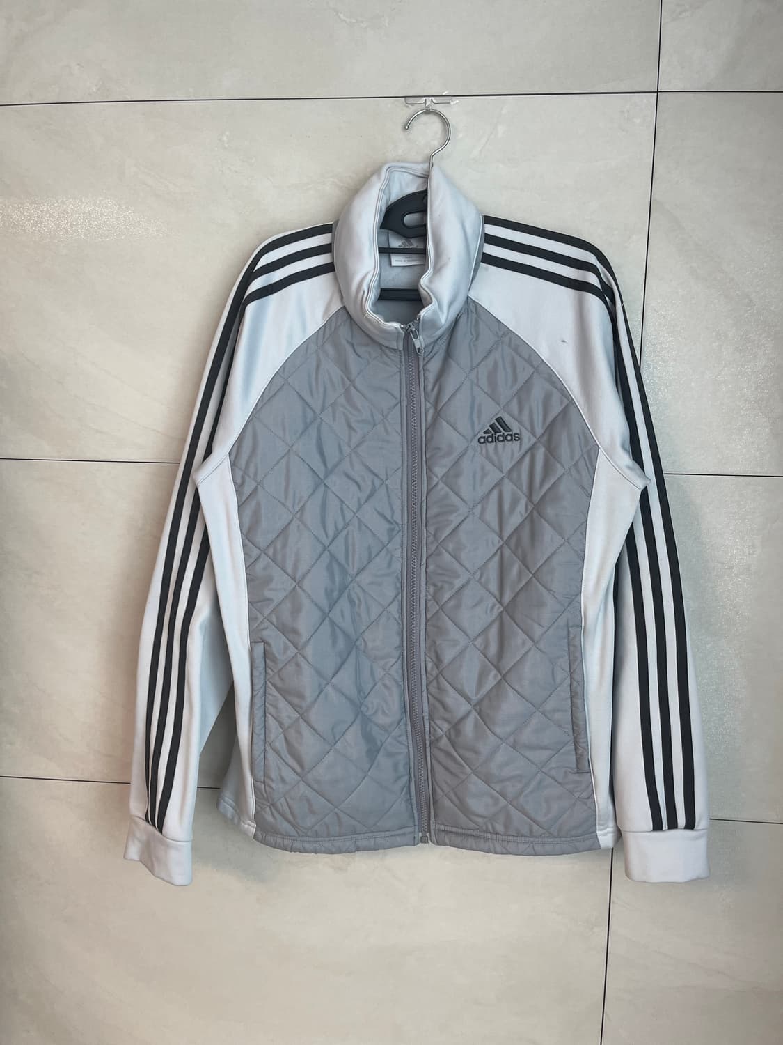 아디다스 퀄팅 자켓 져지 그레이 [100] 상품이미지3