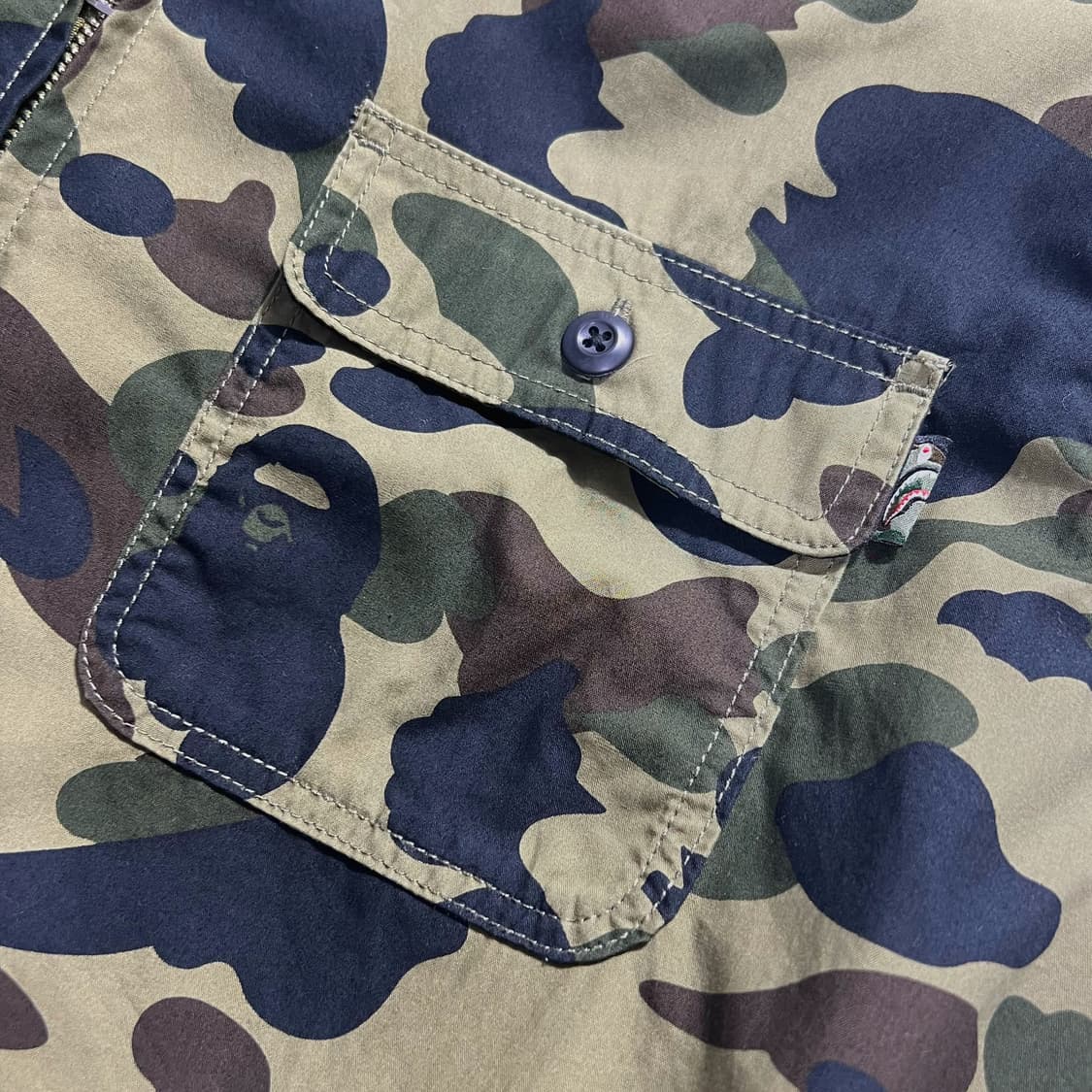Bape Shark Hoodie Zip up Shirt Jacket 상품이미지8