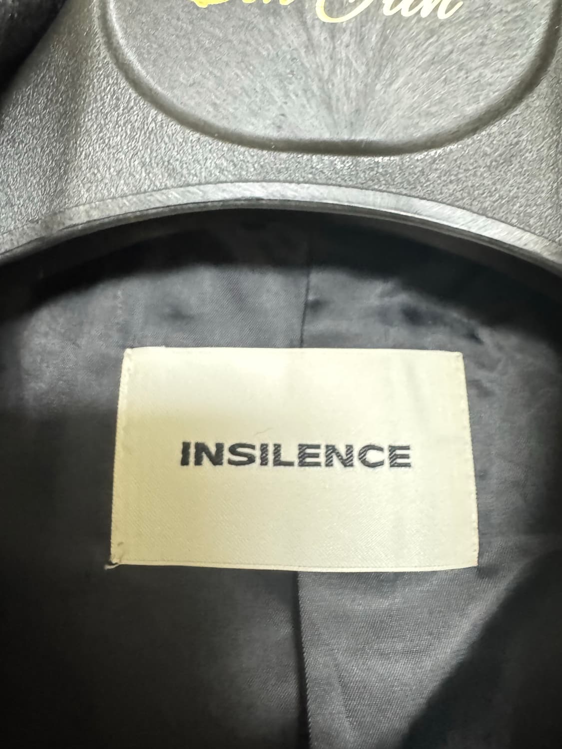 [L]인사일런스 더블 블레이저 프레스티드 챠콜 상품이미지4