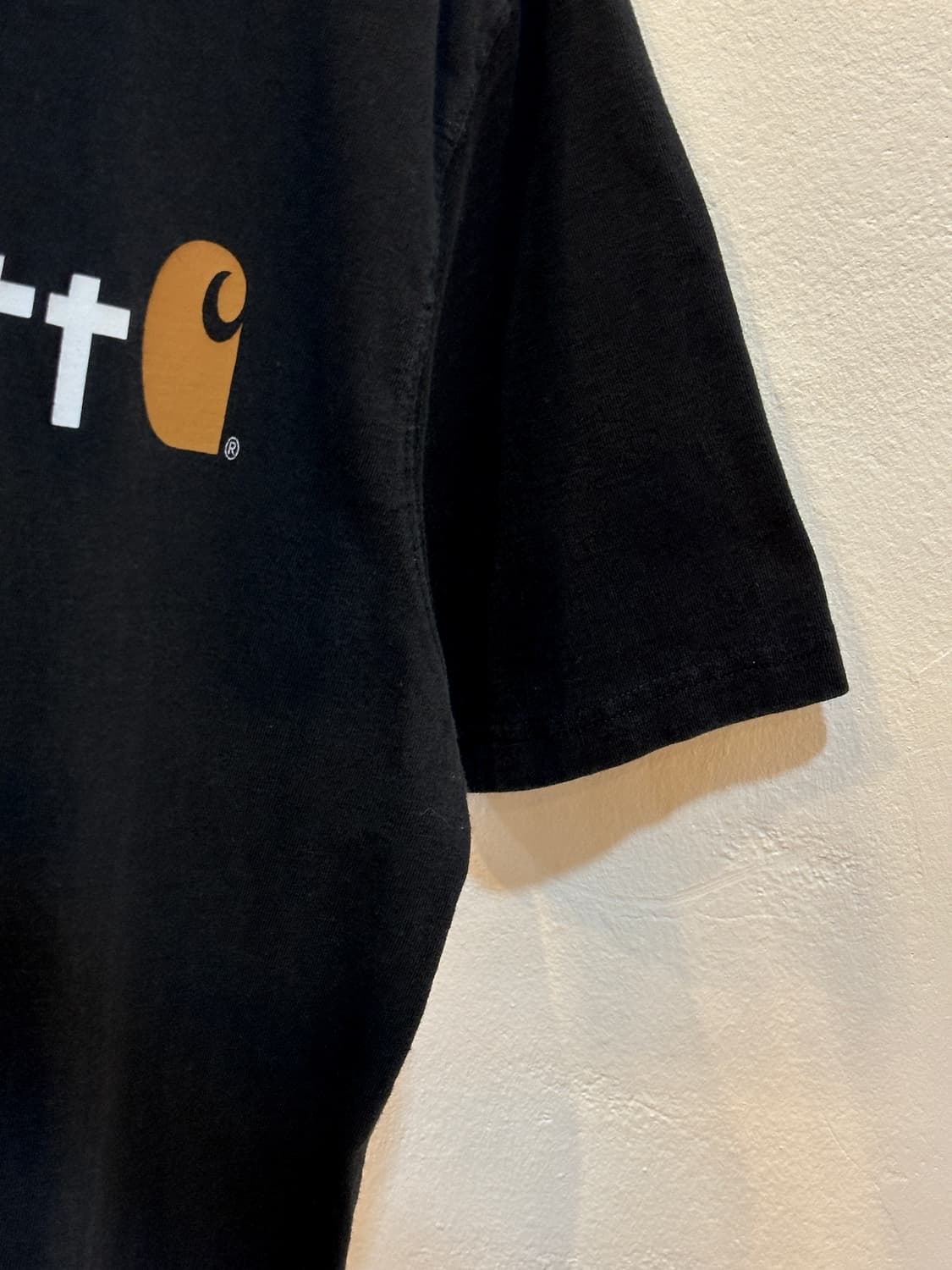 칼하트 스펠아웃 로고 반팔 티셔츠 블랙 M 상품이미지3