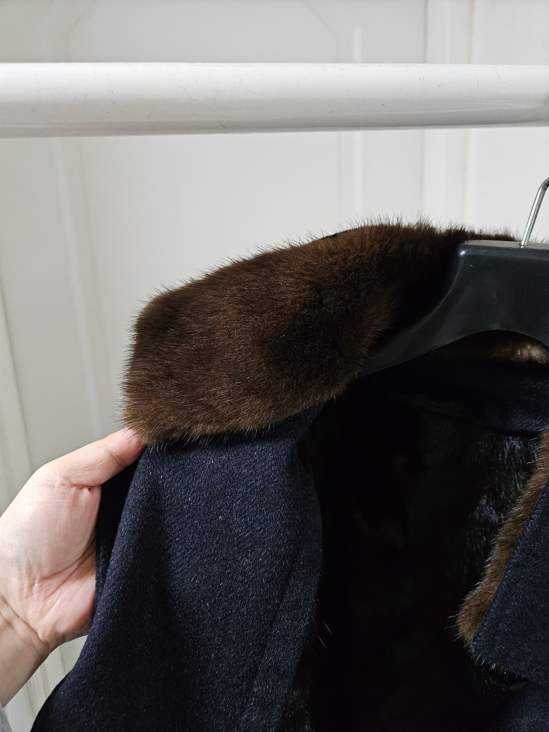 바쏘 캐시미어 100% 밍크 내피 코트 100 상품이미지7