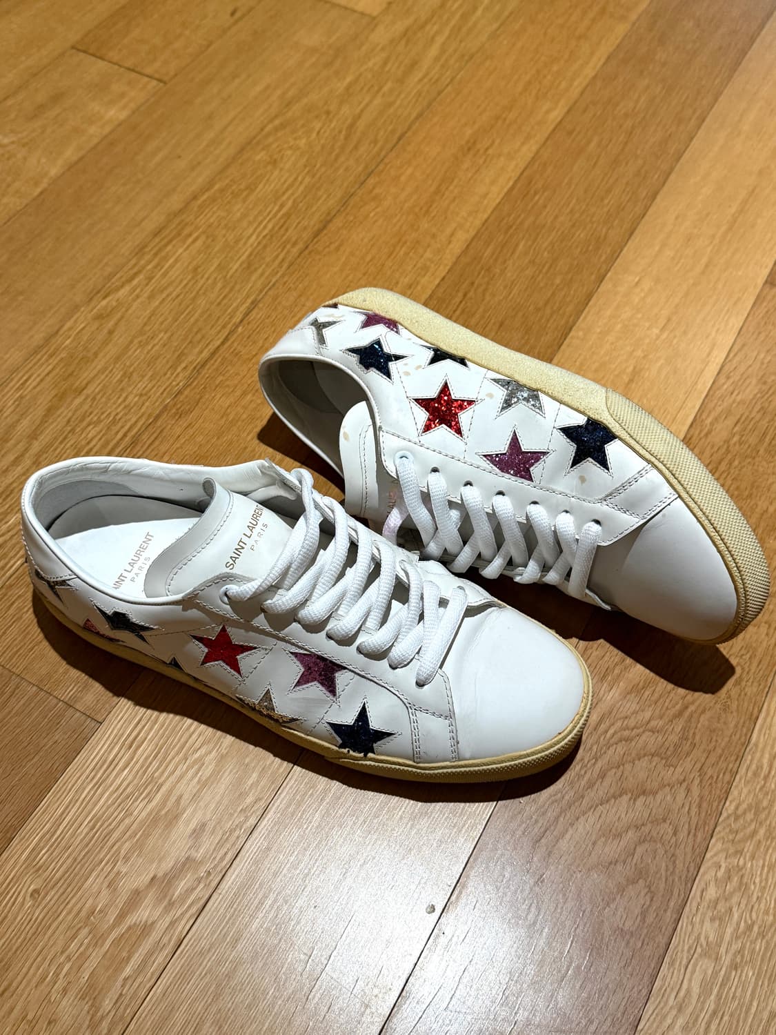 생로랑 멀티스타패치 스니커즈 41.5 (265) 상품이미지5