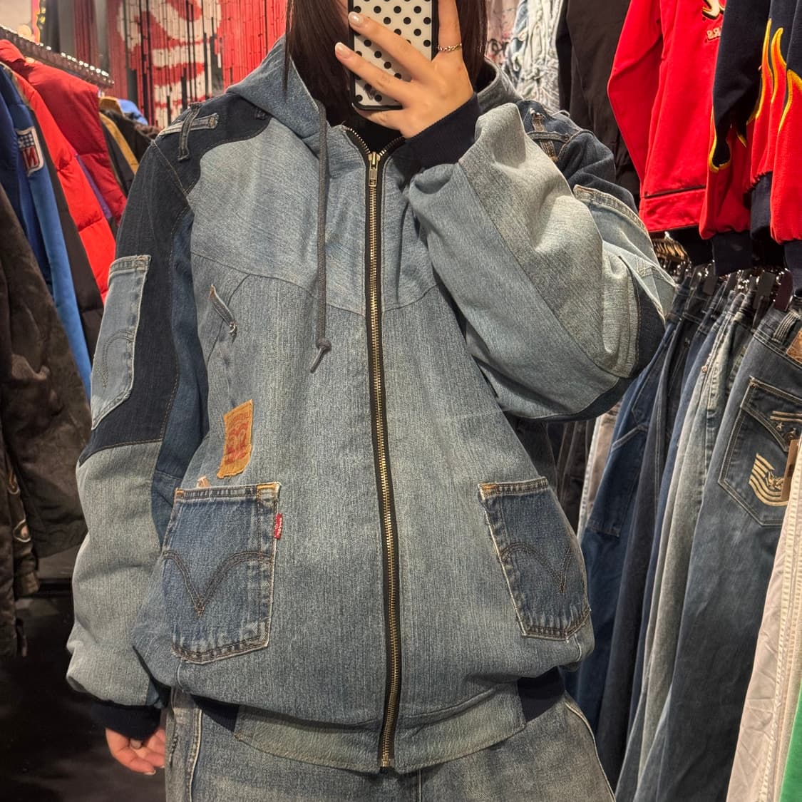 [IM] 리바이스 리메이크 후드자켓 상품이미지1