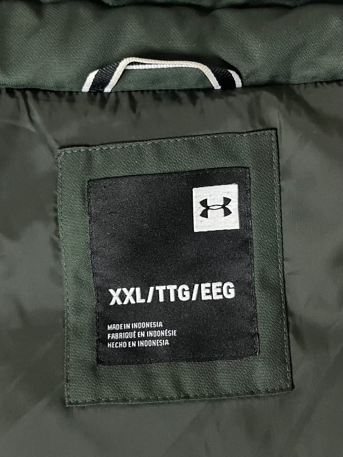 XXL) 언더아머 덕다운 패딩 점퍼 그린 상품이미지6