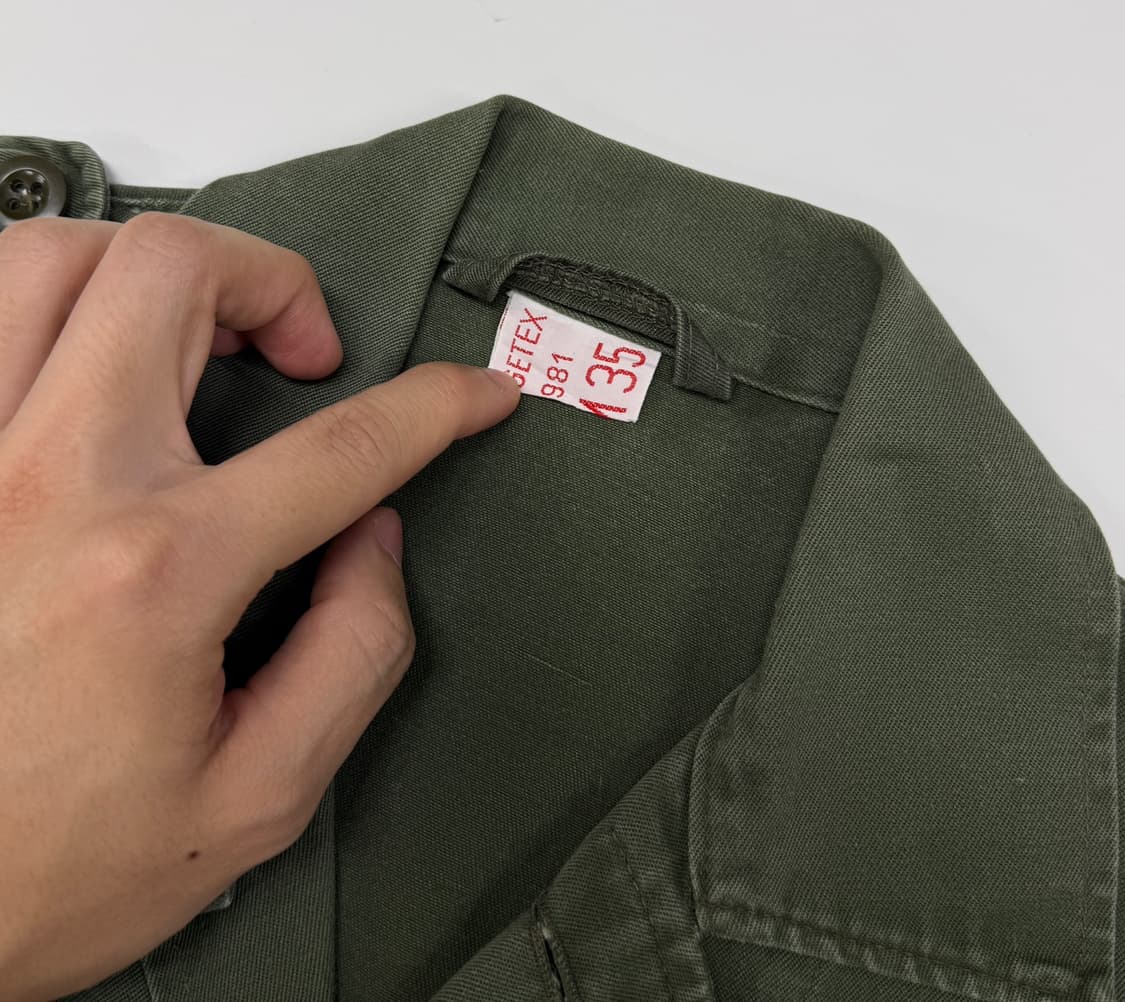 80s Belgian army combat shirt 상품이미지3