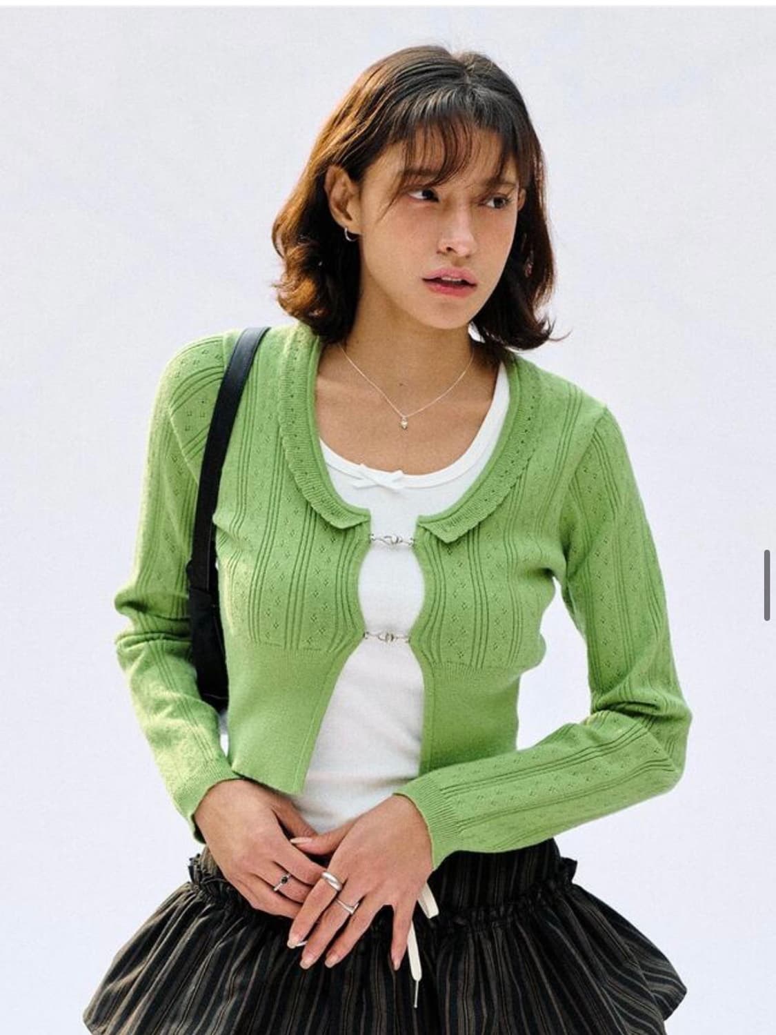 비터셀즈 올리브 가디건 상품이미지1