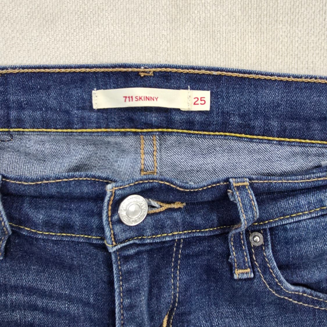 [W25] 리바이스 스키니 데님 팬츠 0126J2 상품이미지2