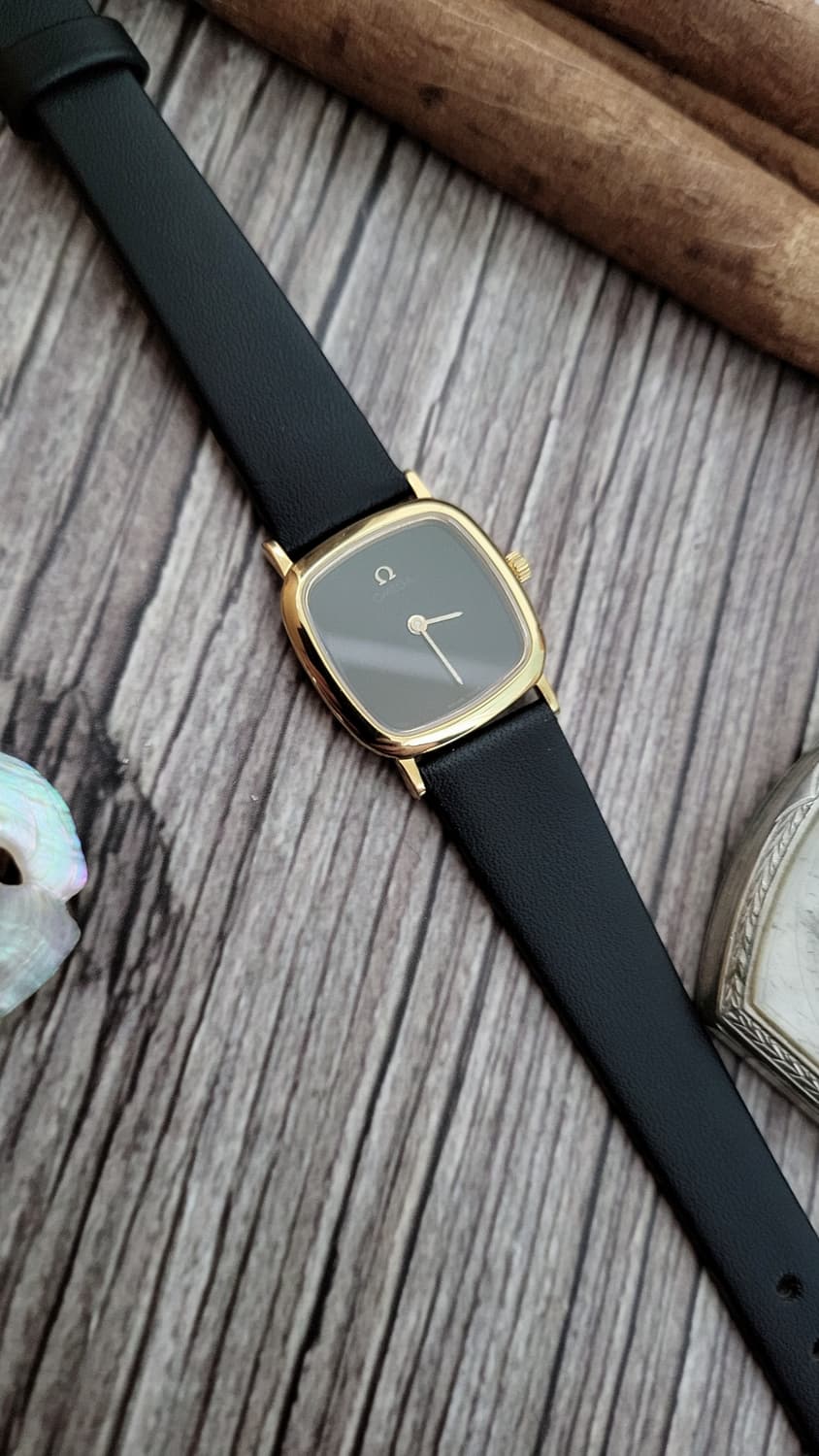 정품 오메가 드빌 미니멀 드레스 쿼츠시계 상품이미지4