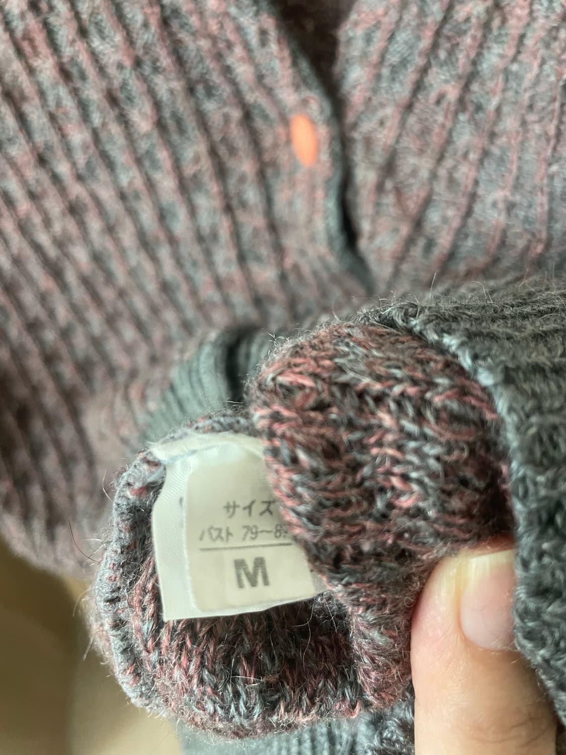 모리걸 빈티지 목폴라 니트조끼 set 💜💚 상품이미지8