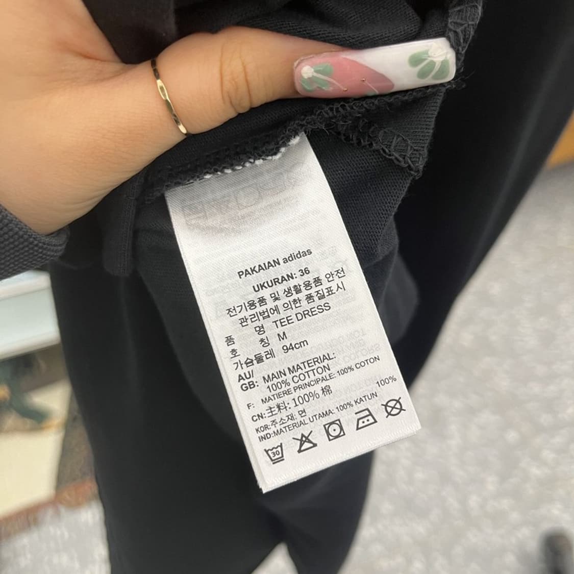 아디다스 빈티지 캐주얼 삼선 반팔 미니원피스 S C11430 상품이미지6