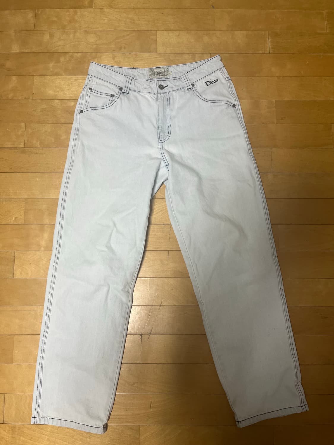 Dime relaxed fit denim pants(jeans) 상품이미지1