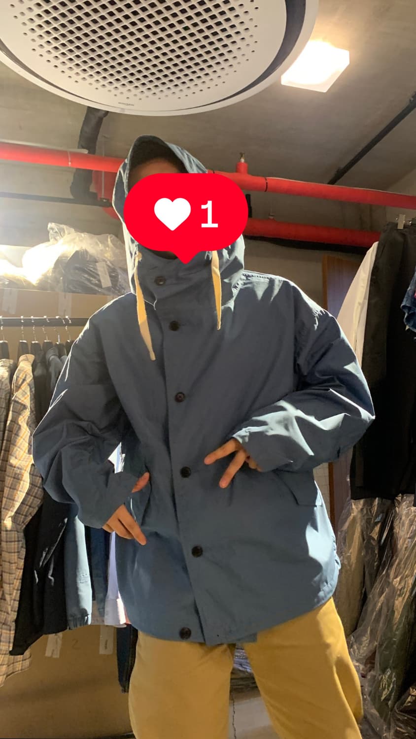 나나미카후디드자켓 삭스 L 상품이미지1