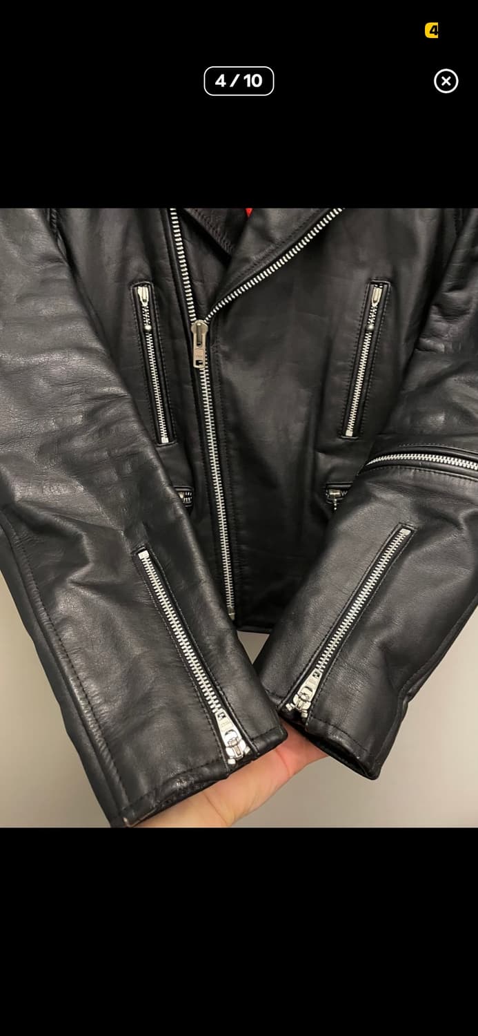 루이스 레더st acdc 더블 라이더 가죽 자켓 l 상품이미지2